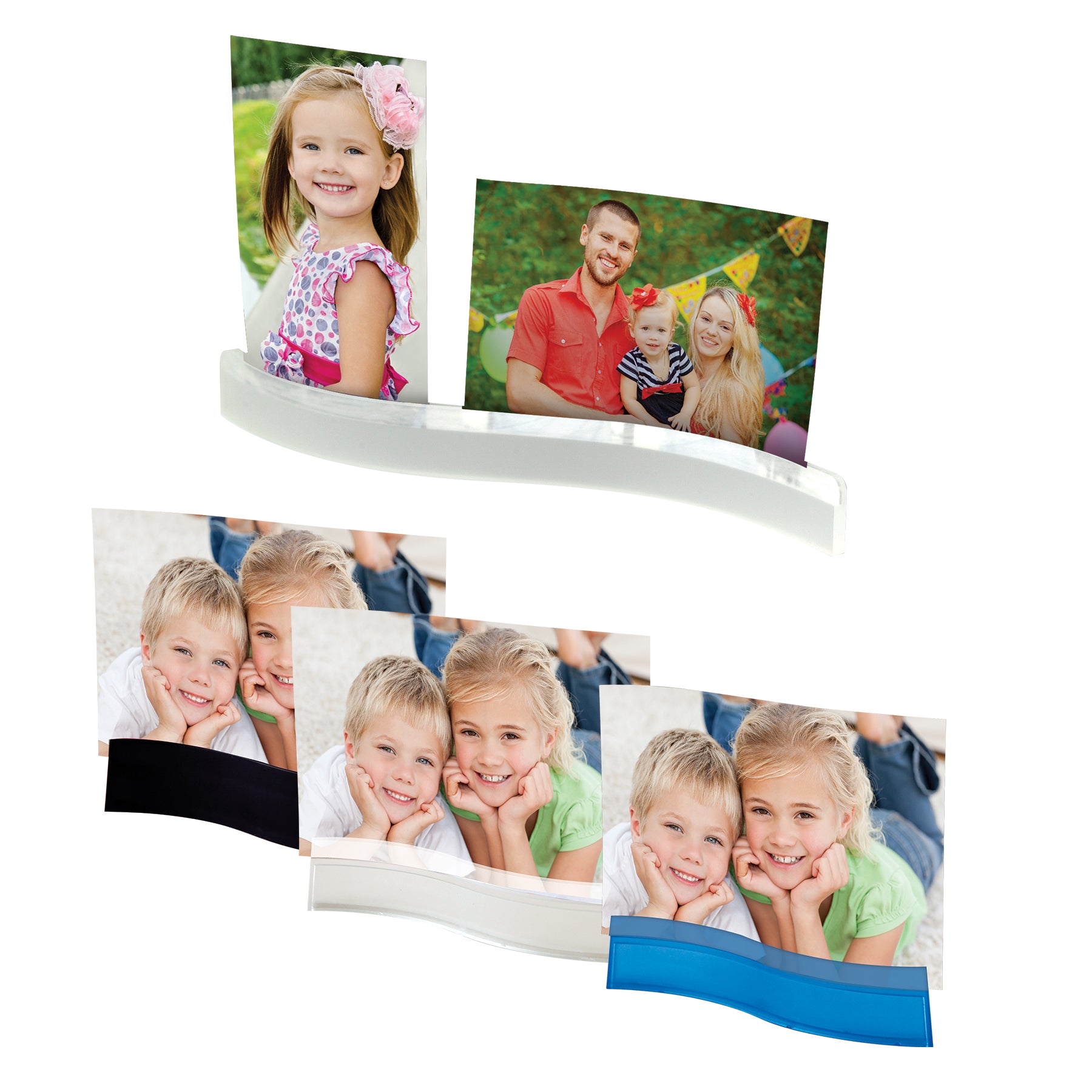 Wave Photo Frame/Stand