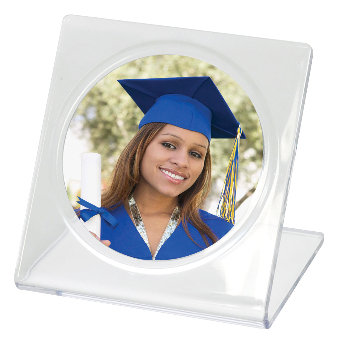 Bent Easel Frames for Circle Photos