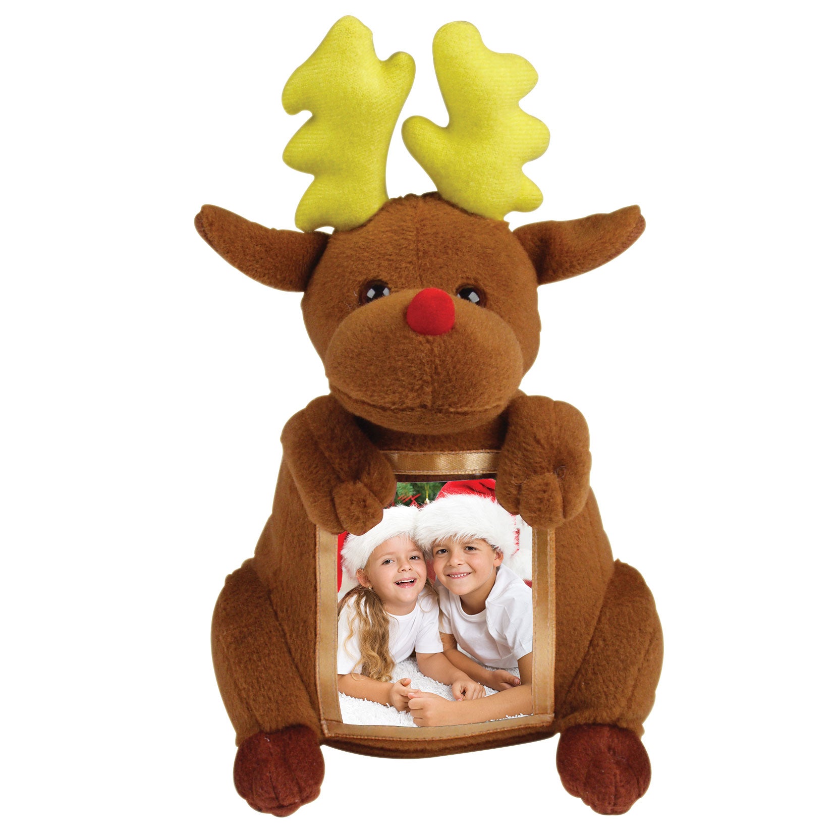 Reindeer Plush Stuffed Animal Photo Frame