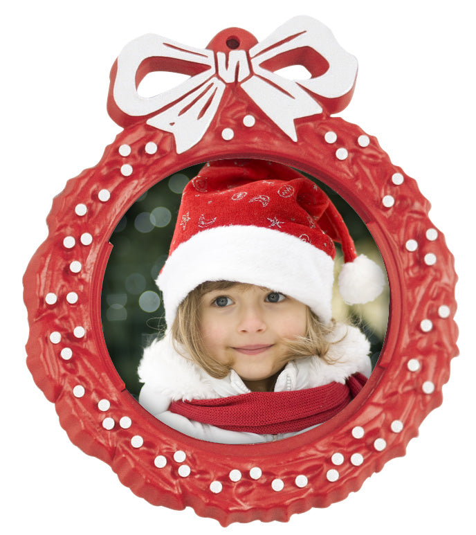 Wreath Photo Ornaments