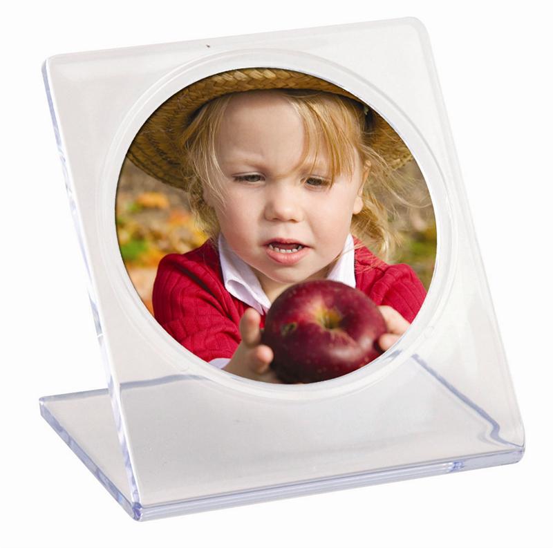 Bent Easel Frames for Circle Photos