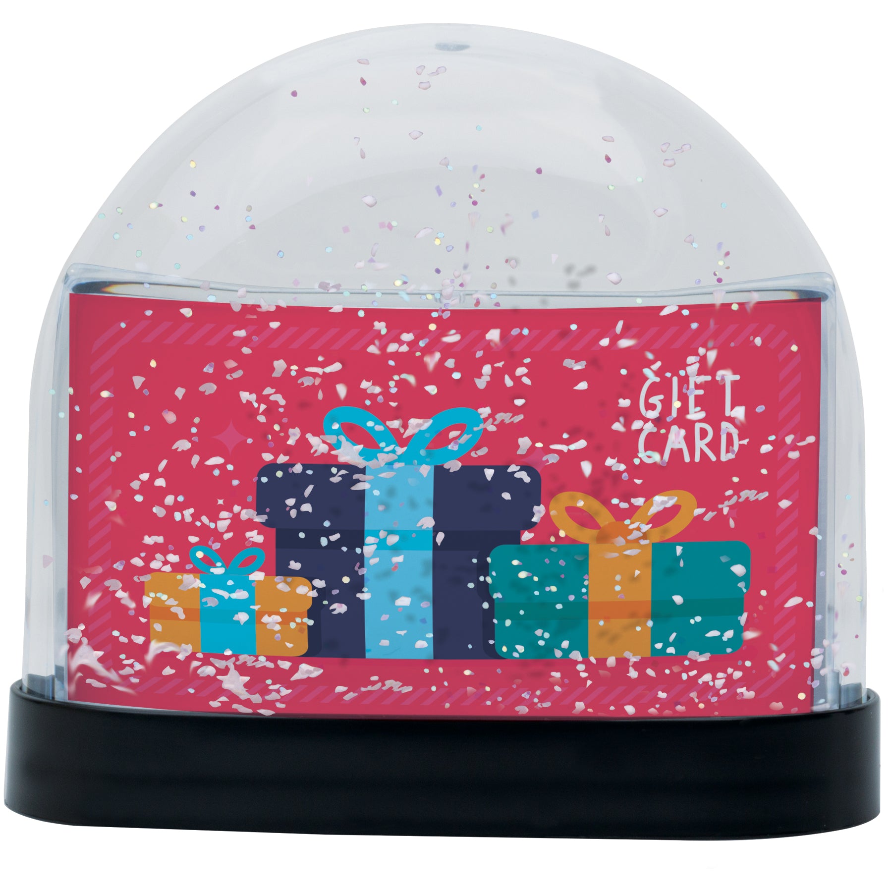 Gift Card Snow Globe