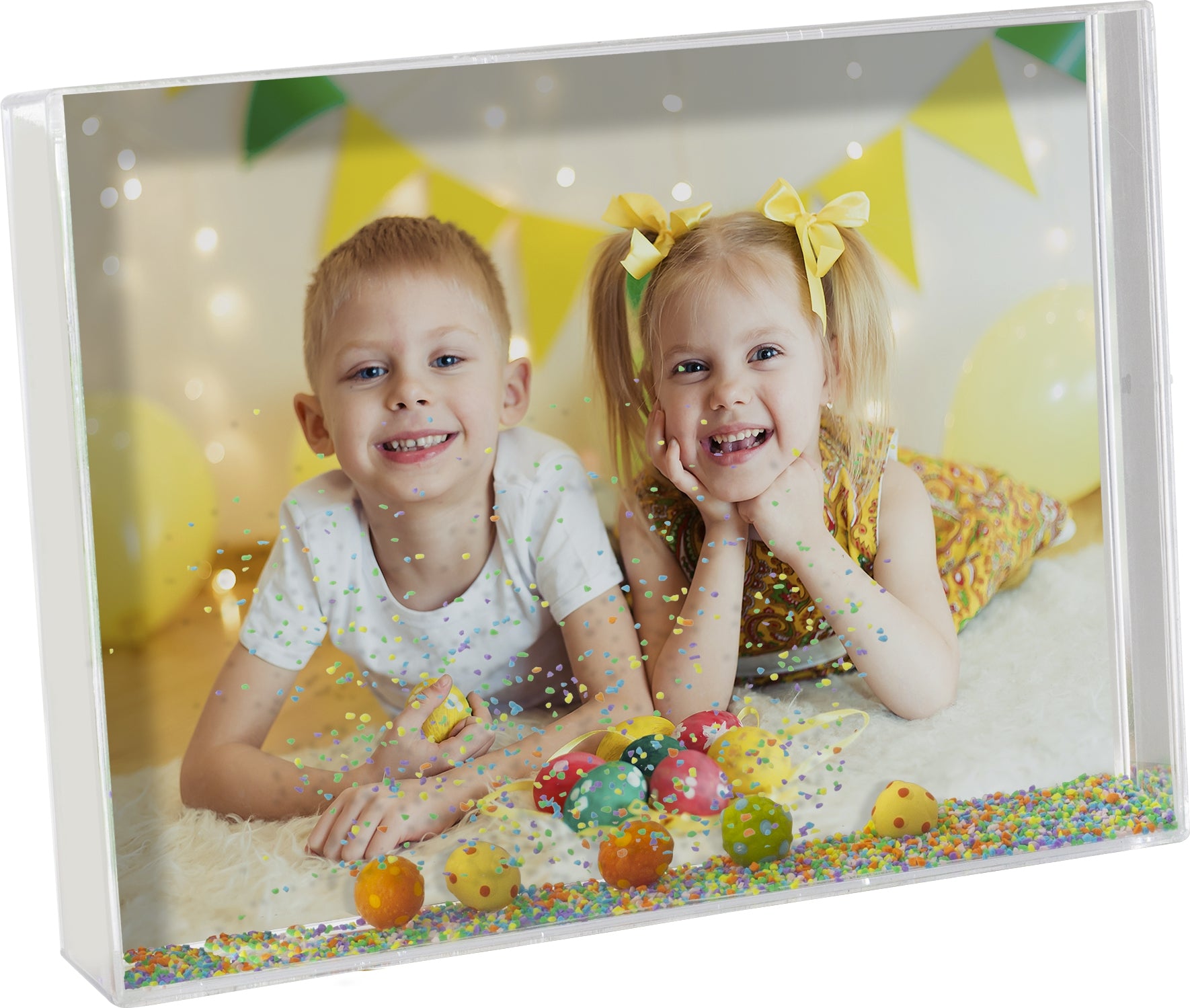 Easter Snow Picture Frame