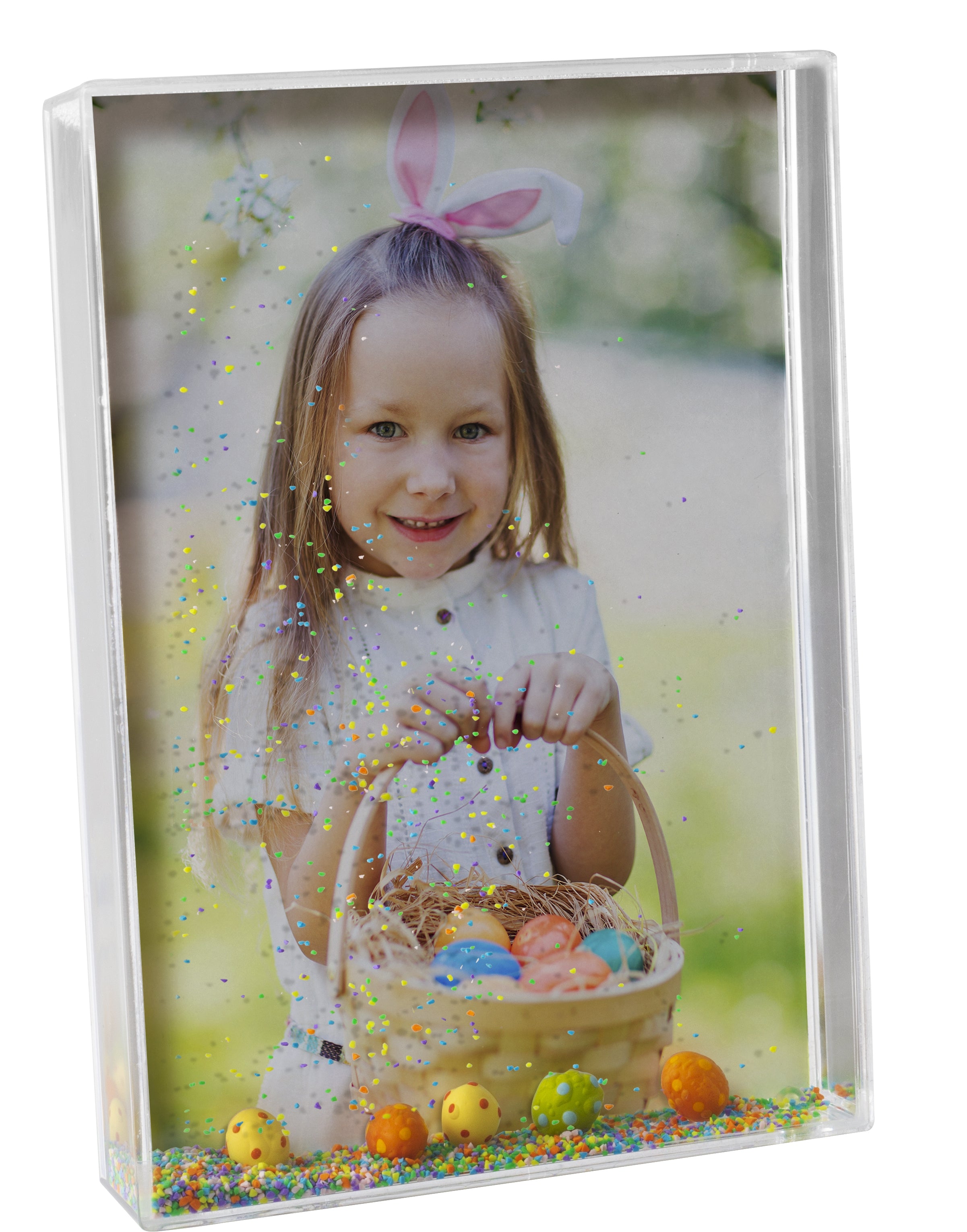 Easter Snow Picture Frame