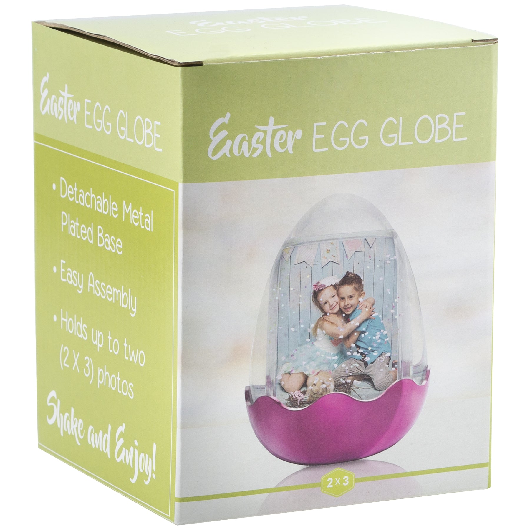Easter Egg Photo Snow Globe