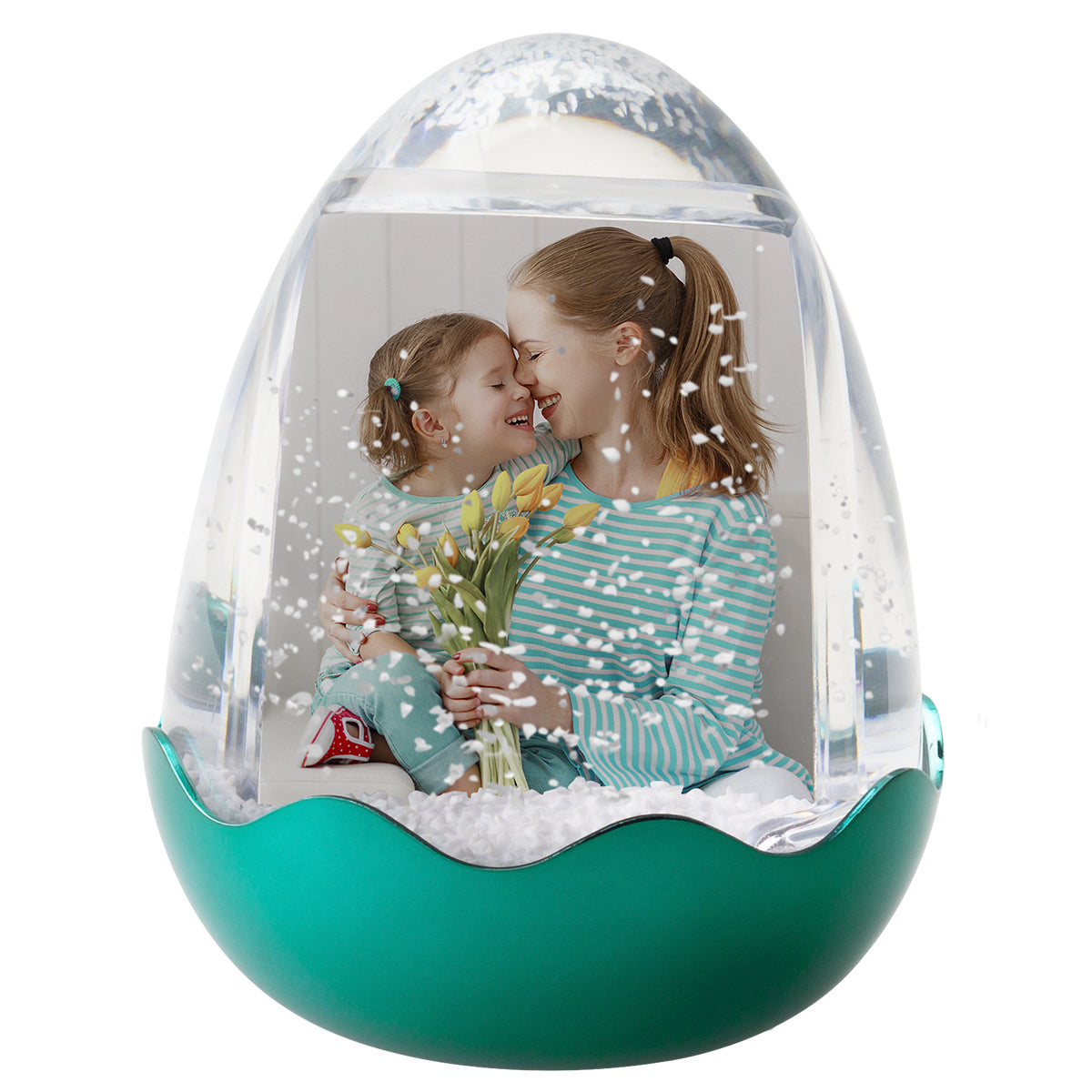Easter Egg Photo Snow Globe