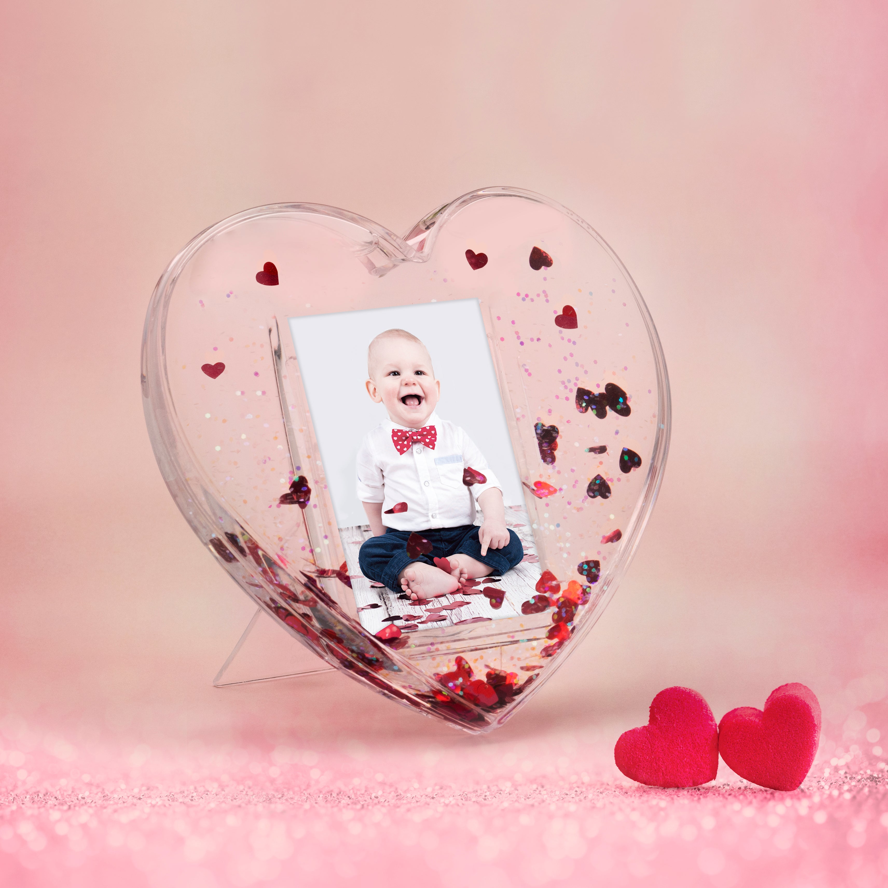 Heart Photo Snow Globe