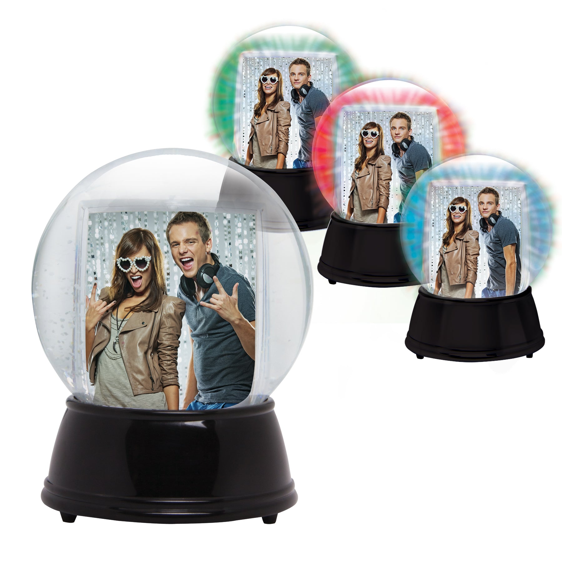 LIGHT UP Photo Snow Globe