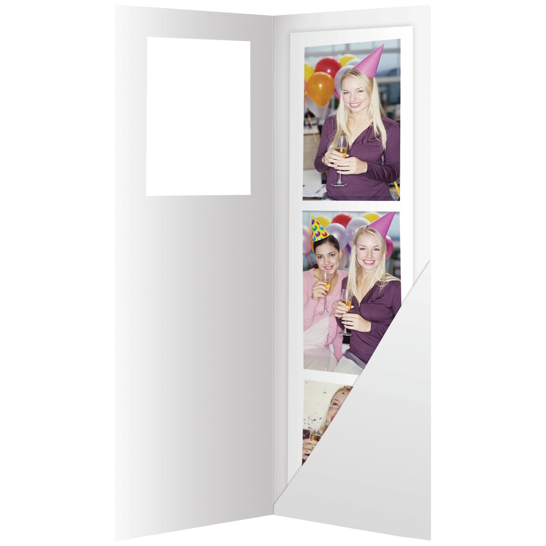 3 Square Photo Strip Folder