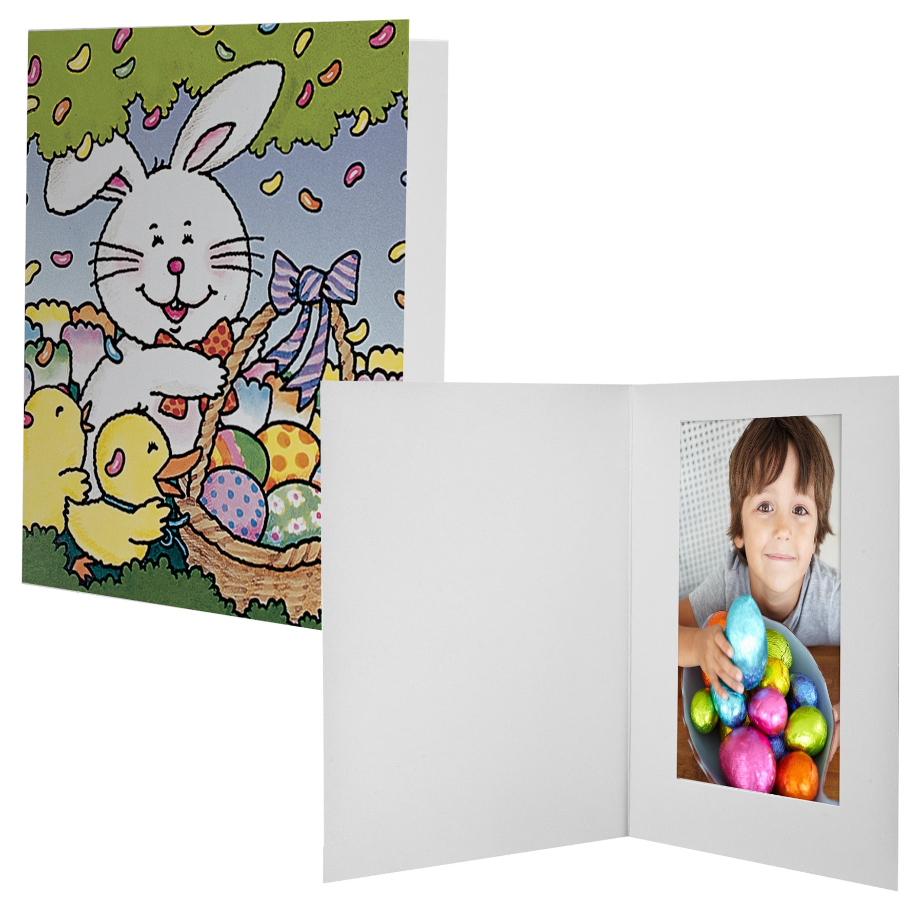 Easter Bunny Basket Photo Mounts