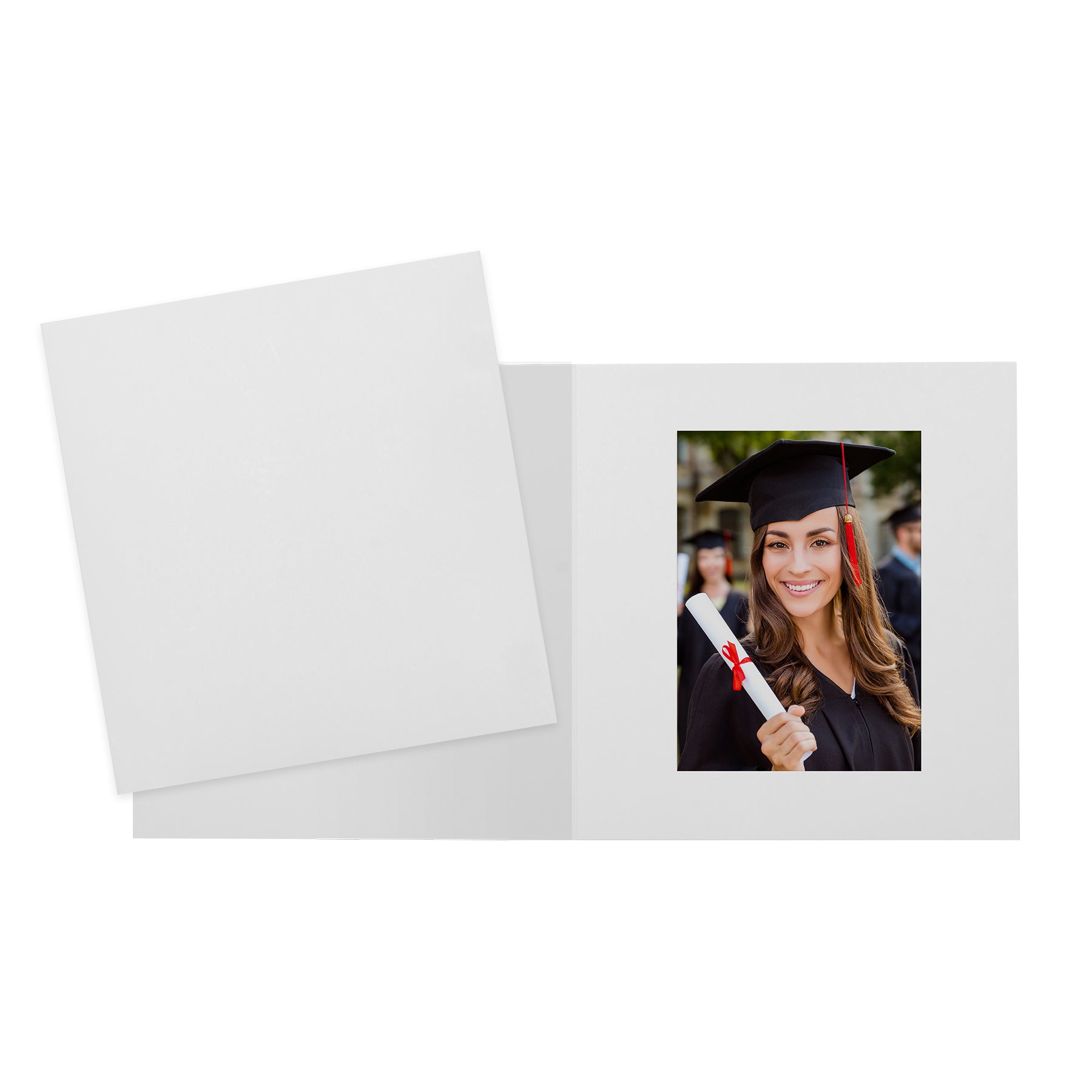 Blank White Photo Folders