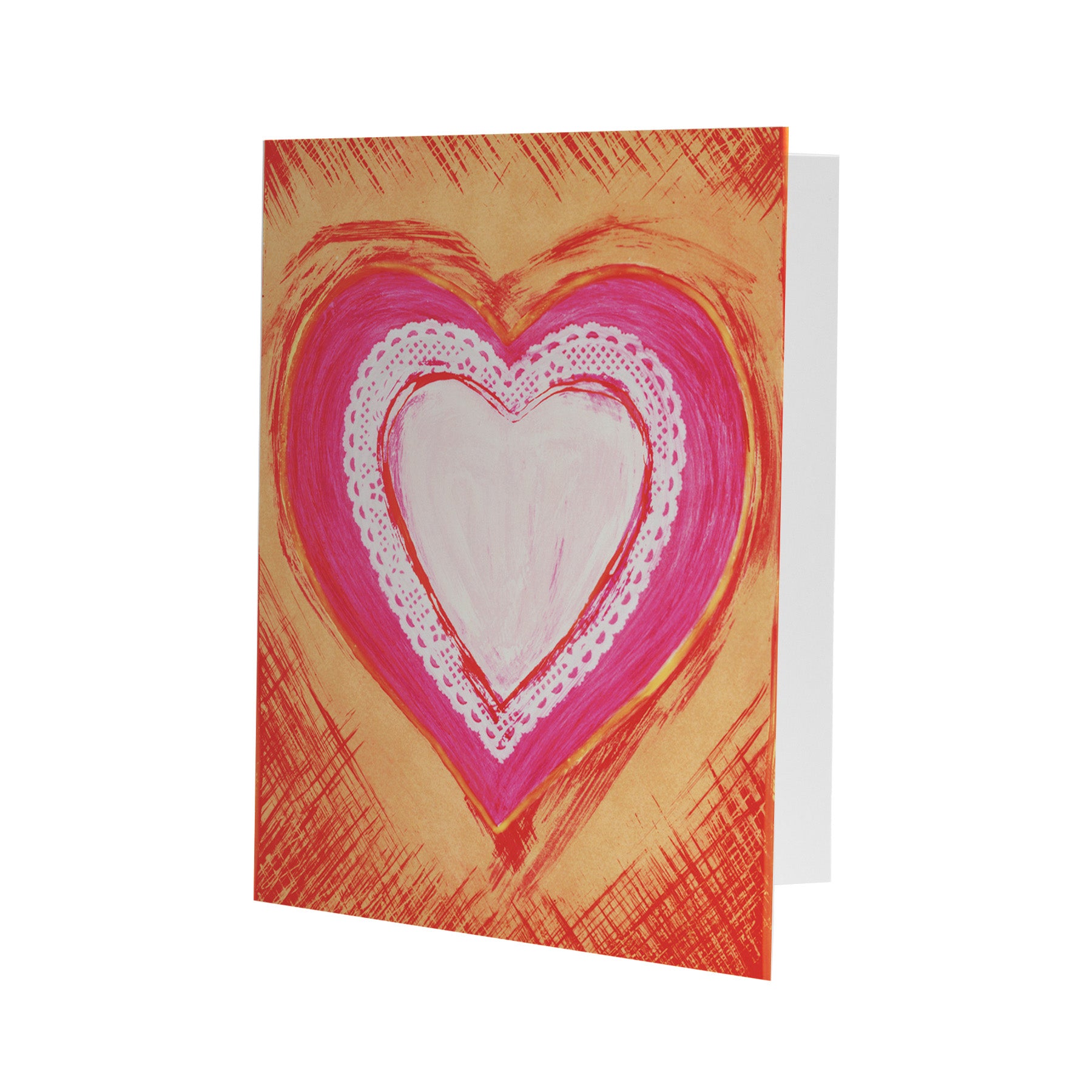 Carpeta de fotos de corazón