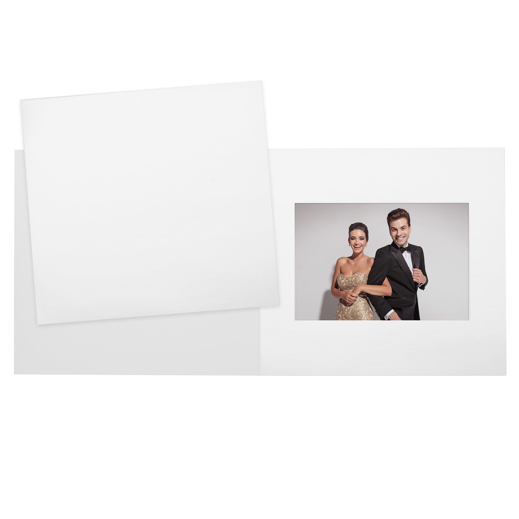 Blank White Photo Folders