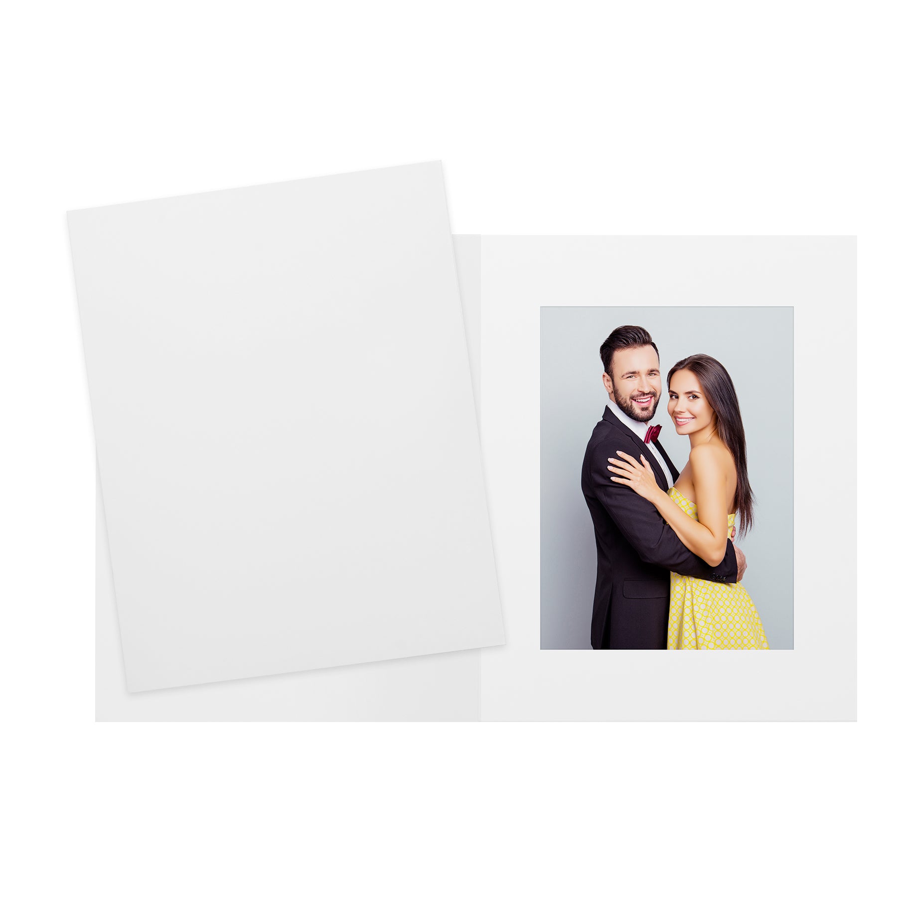 Blank White Photo Folders