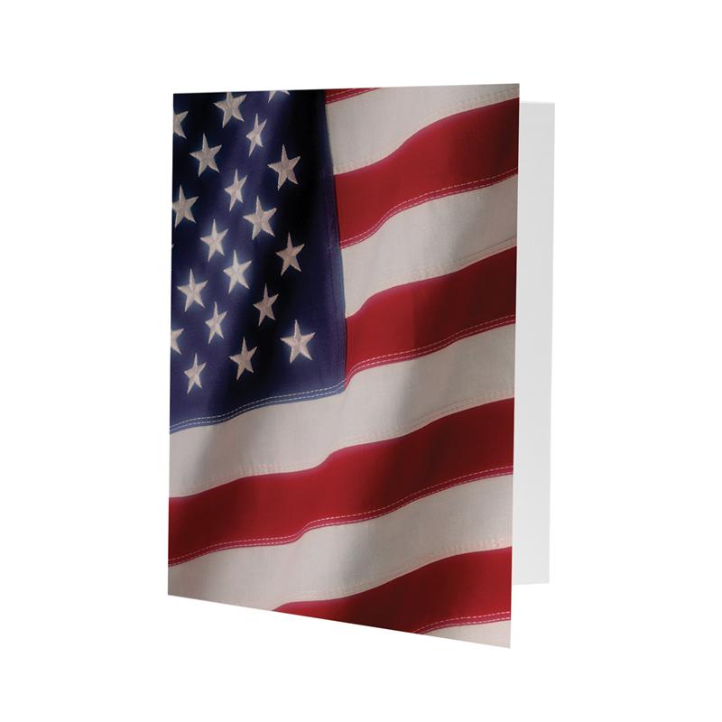 4" x 6" American Flag Photo Folder