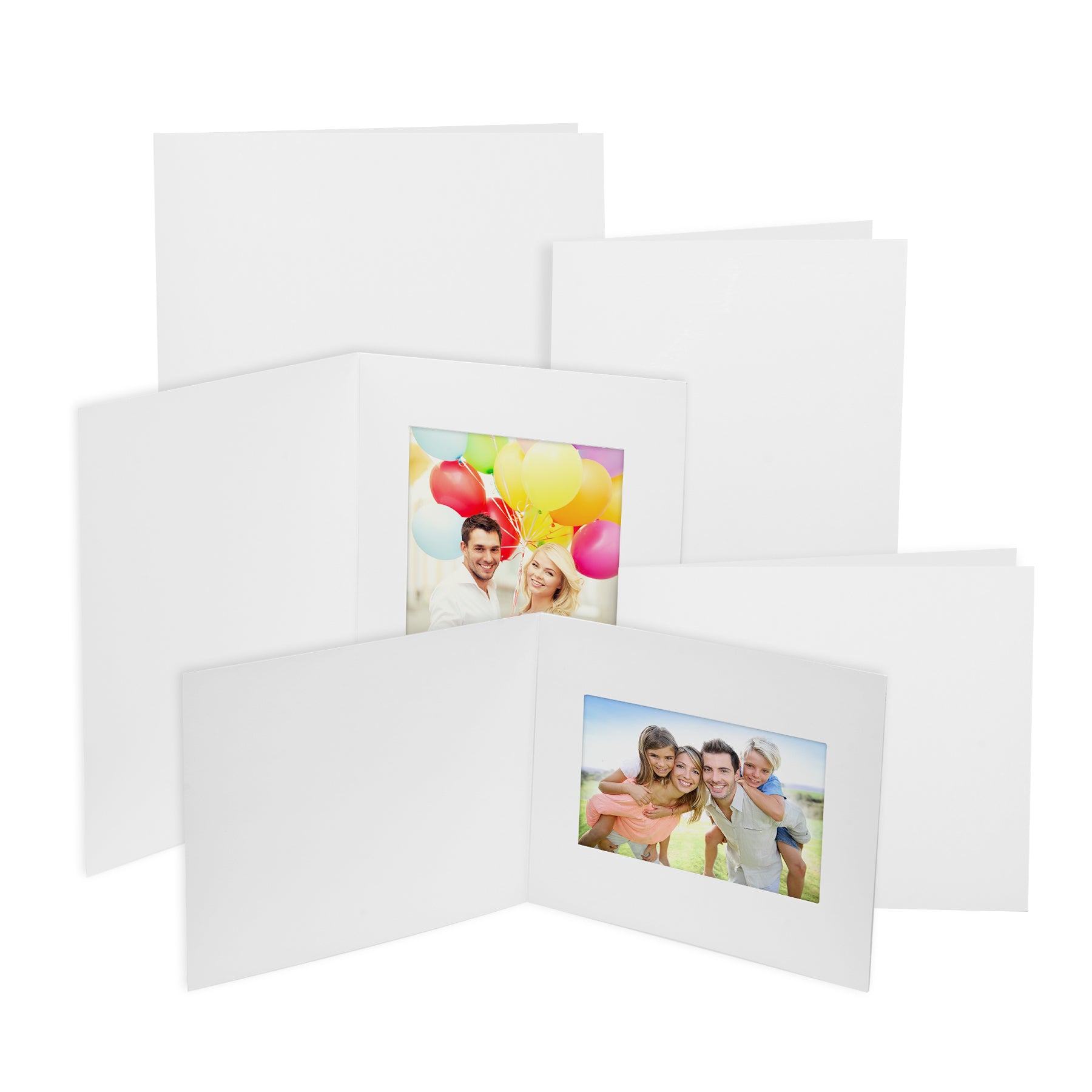 Blank White Photo Folders