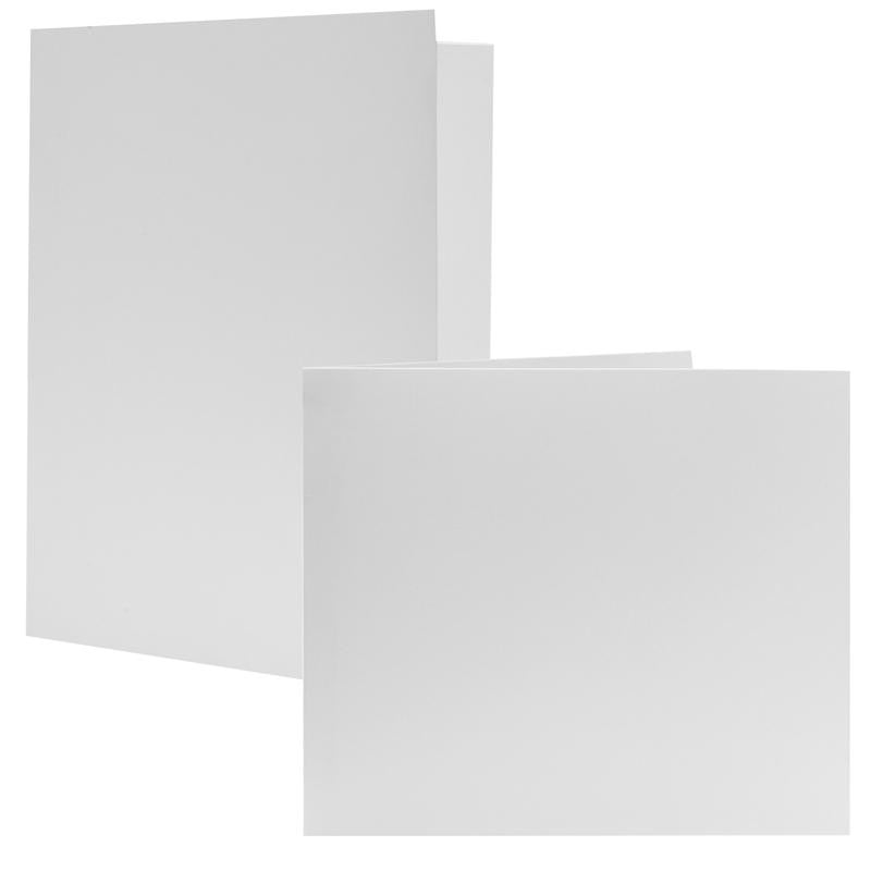 Blank White Photo Folders