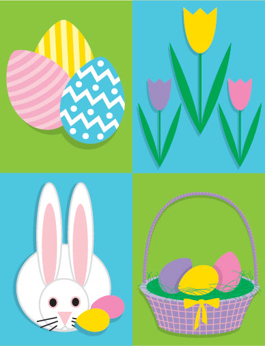 Easter Quad Photo Folders