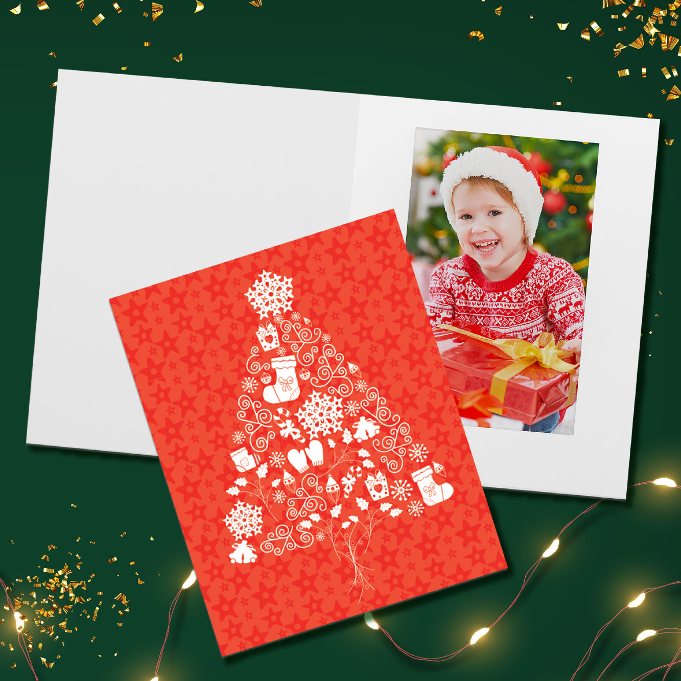 Christmas Tree Photo Folders