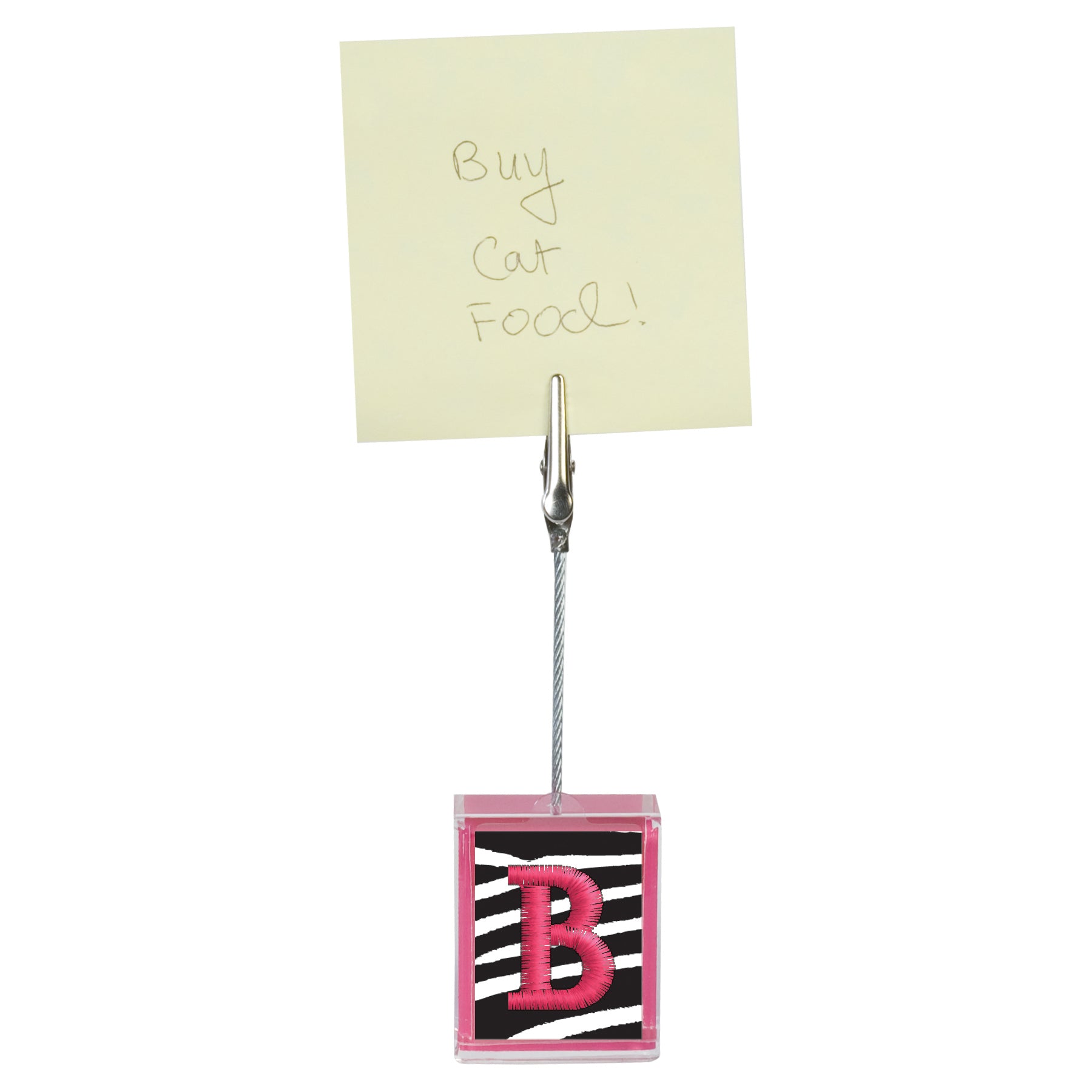 Pink Photo Cube Clip