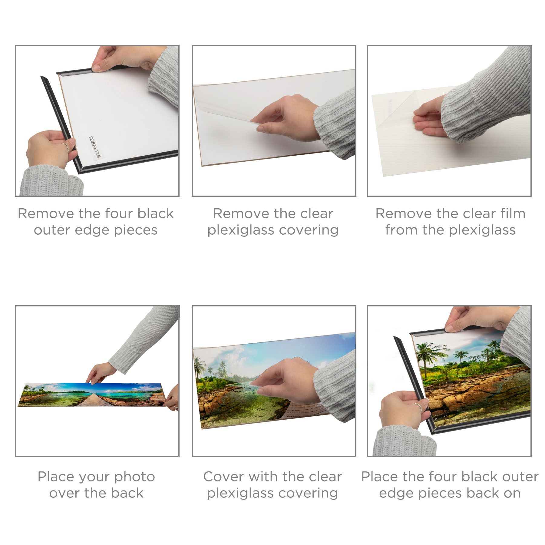 Slim Panoramic Picture Frame