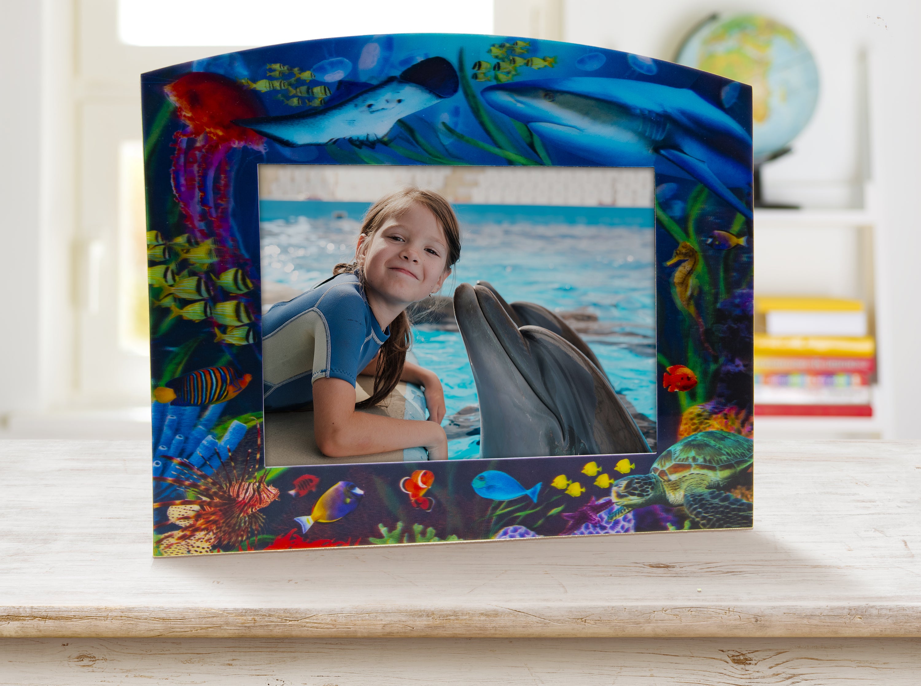Marco de acuario lenticular
