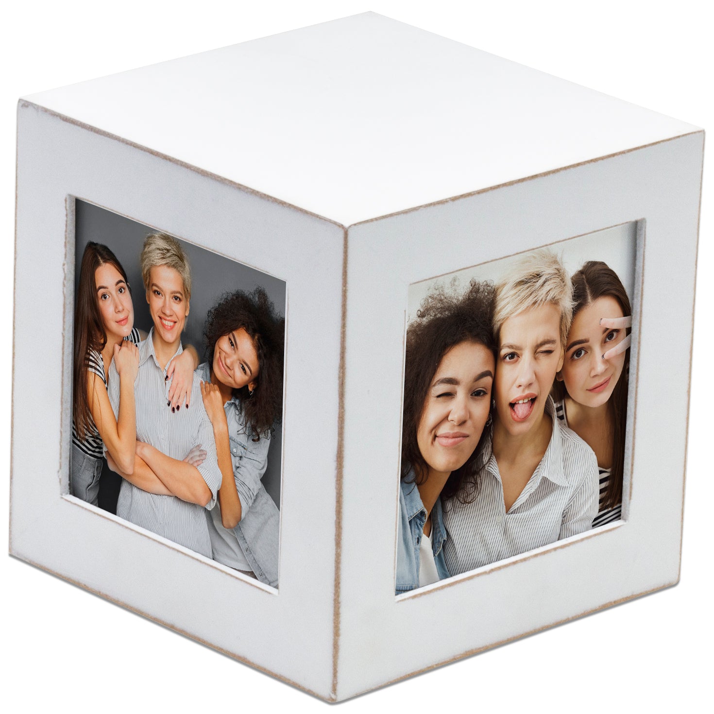 Wood Photo Cube