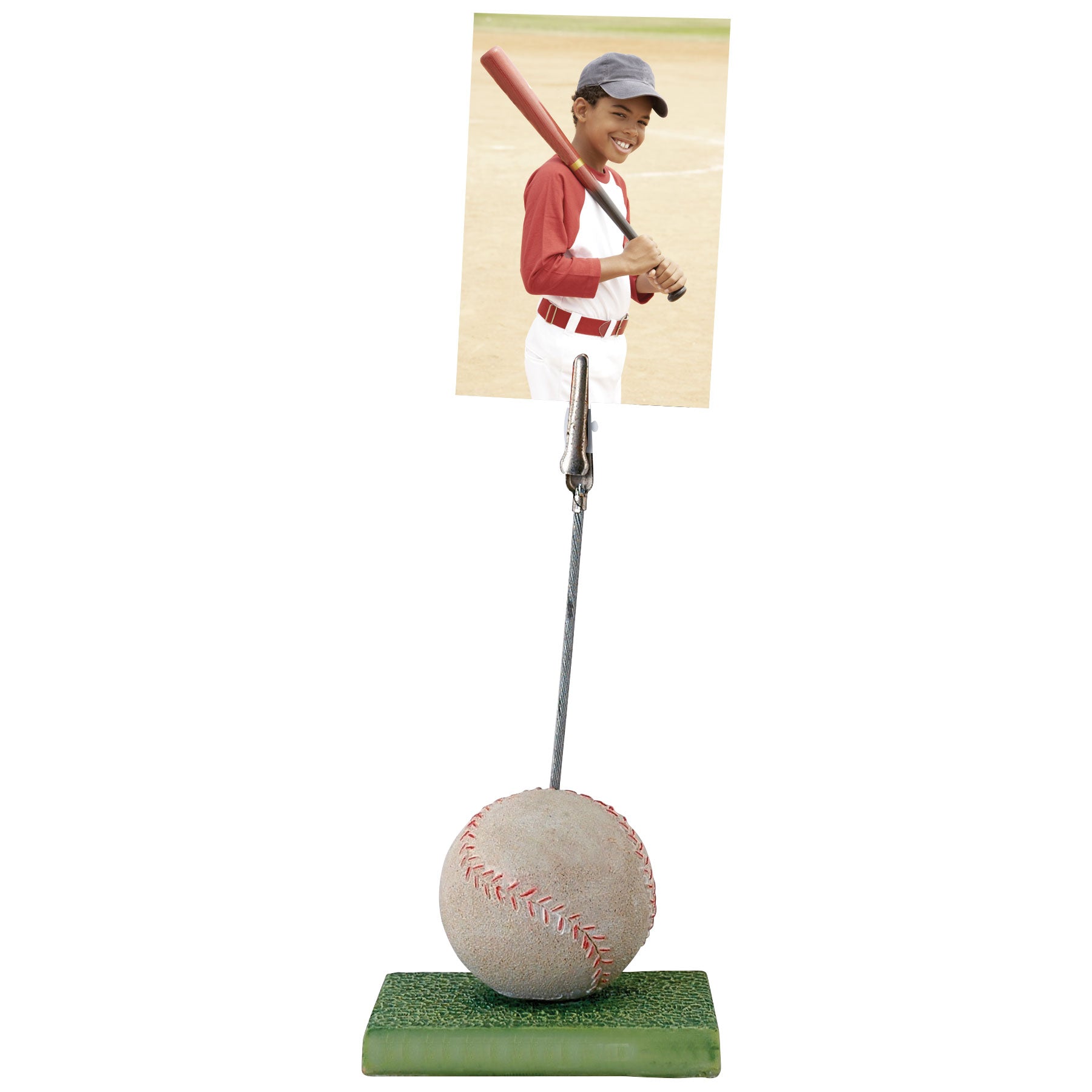 Sports Ball Resin Photo Clip Stand