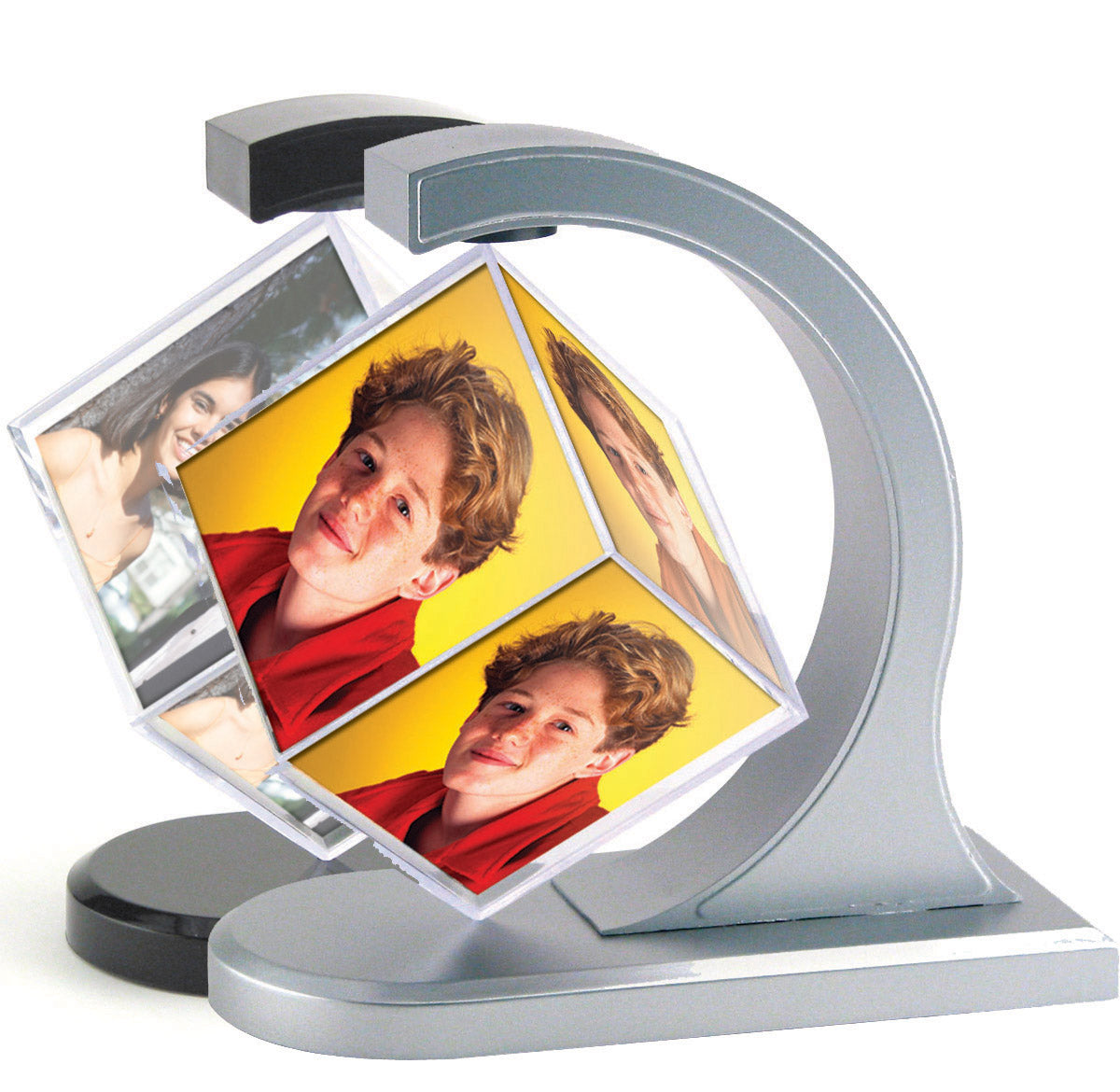 Floating Spinning Magnet Photo Cube