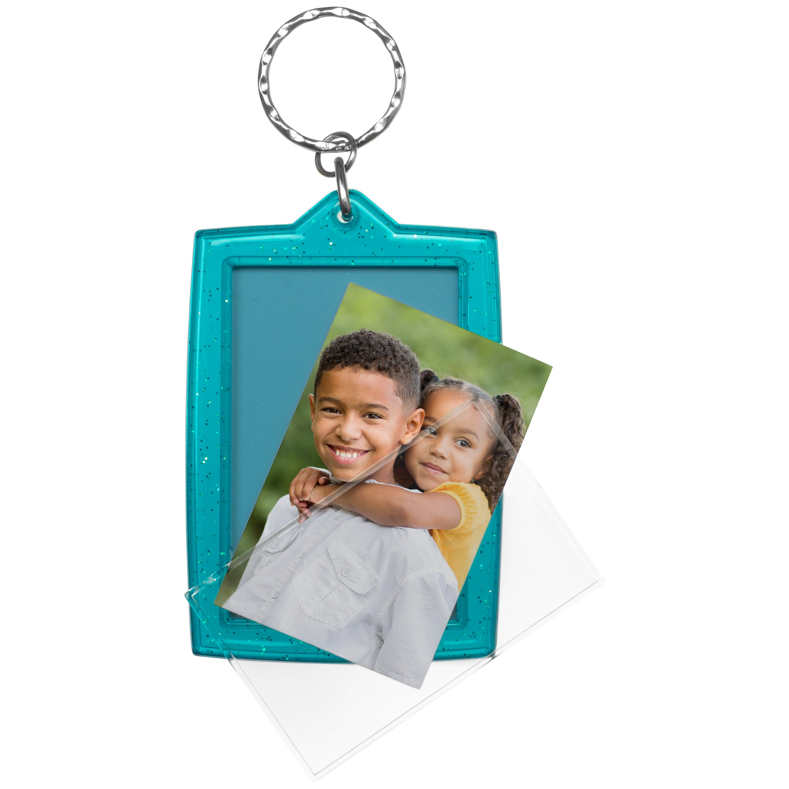 Sparkle Photo Keychains with Mirror