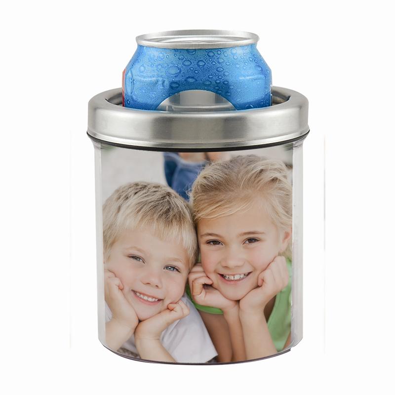 Stainless Steel Photo Can Cooler