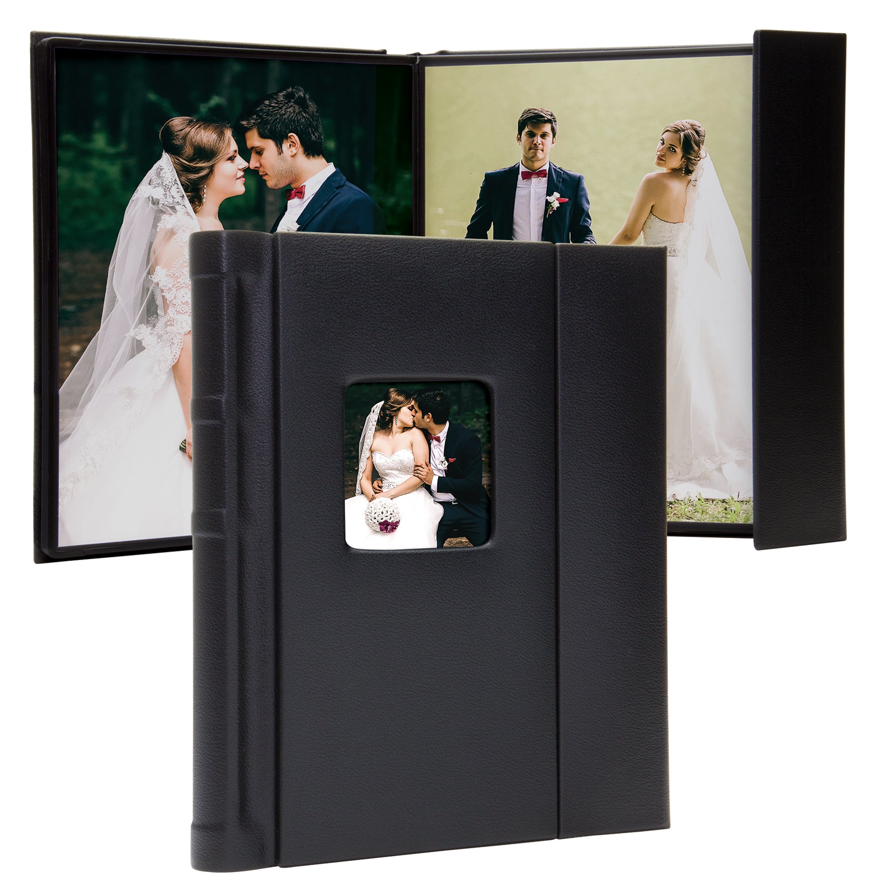 Overlapping Cover Self-Stick Photo Albums