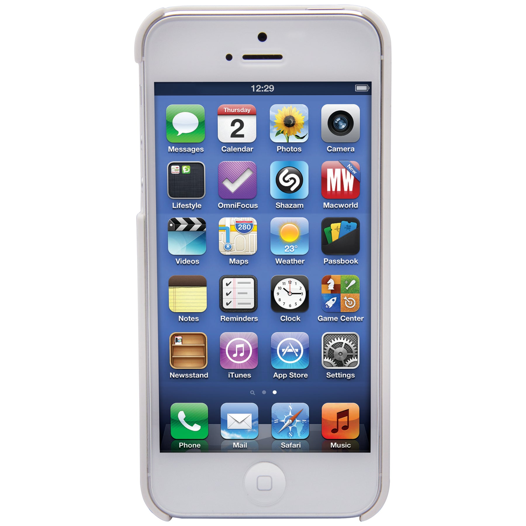 White iPhone 5/5S Photo Cover