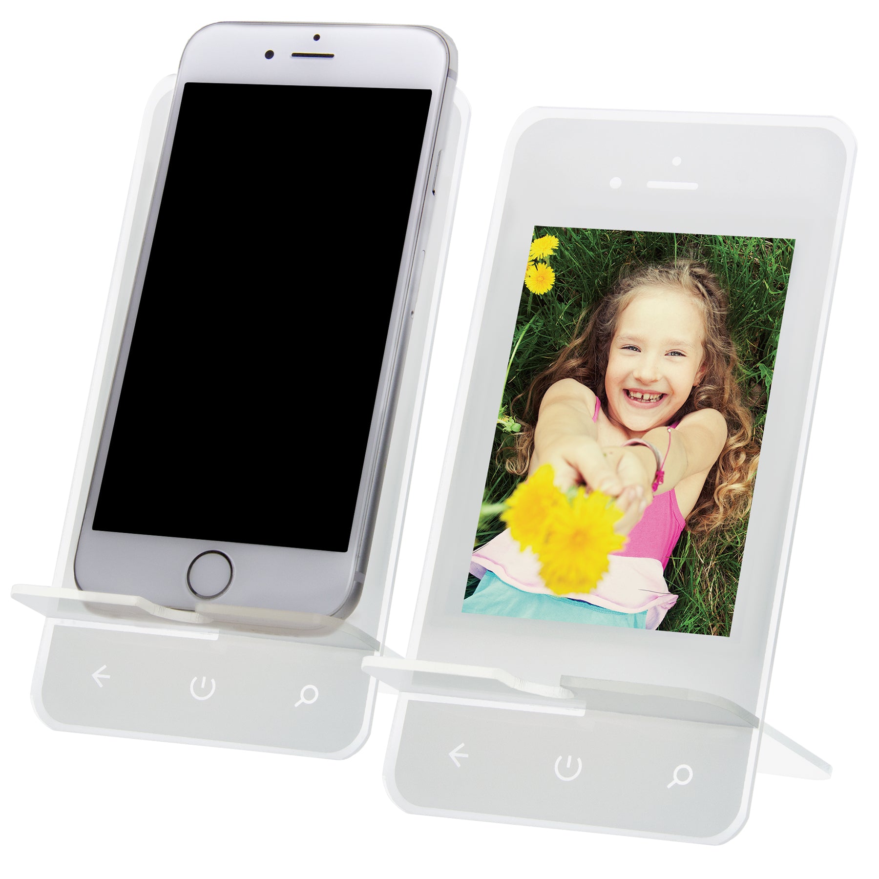 Acrylic Photo Cell Phone Stand