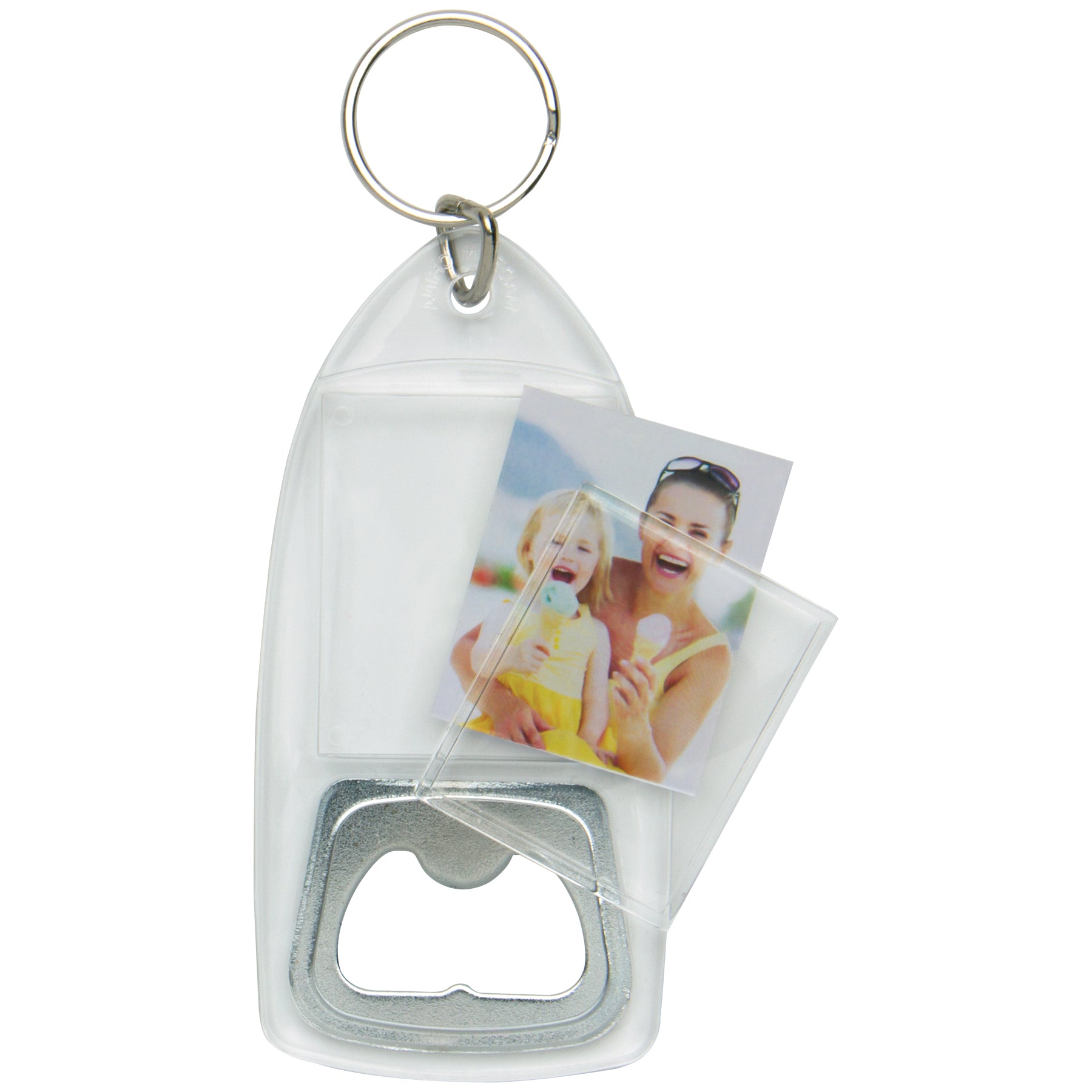 Bottle Opener Photo Keychain
