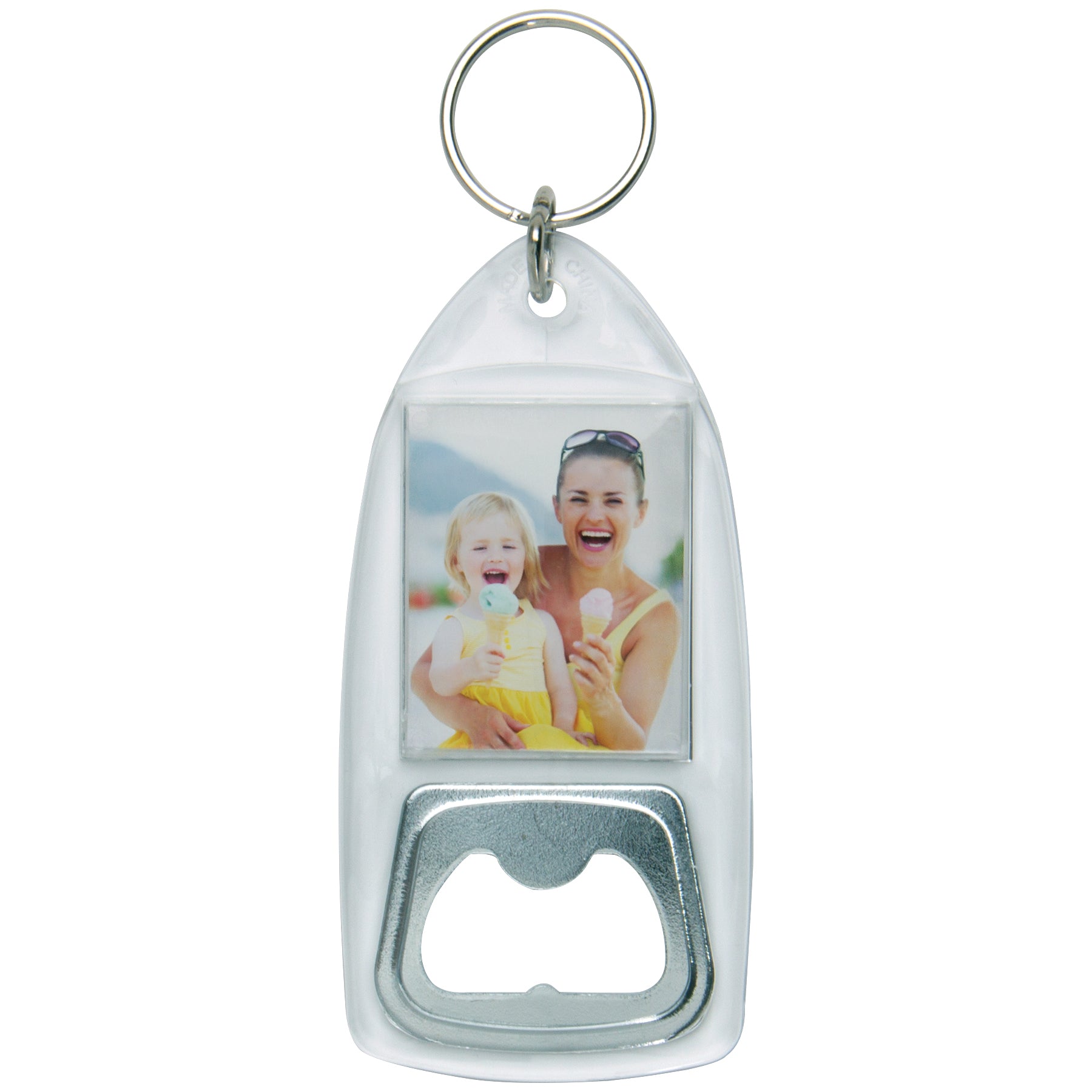 Bottle Opener Photo Keychain