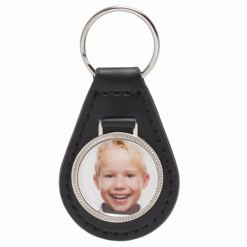 Leather Photo Key Fob