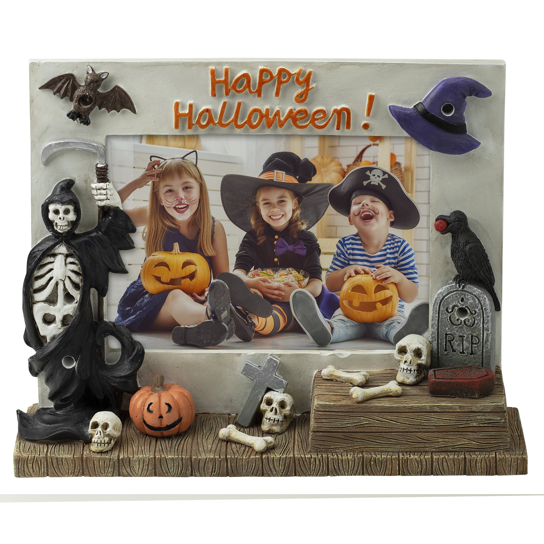 Light Up Halloween Picture Frame