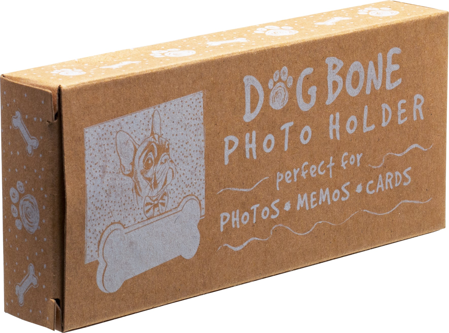 Wood Dog Bone Photo Stand