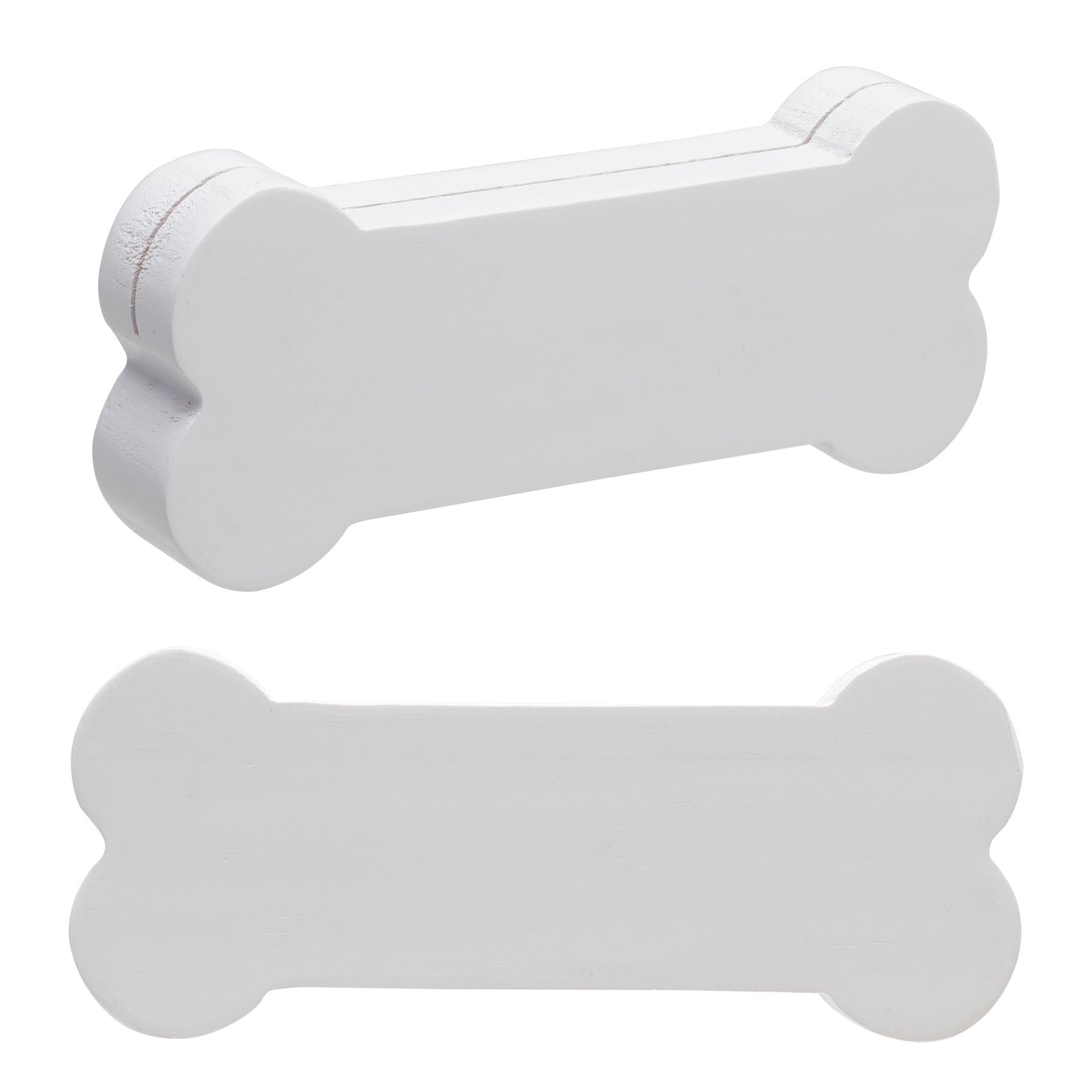 Wood Dog Bone Photo Stand