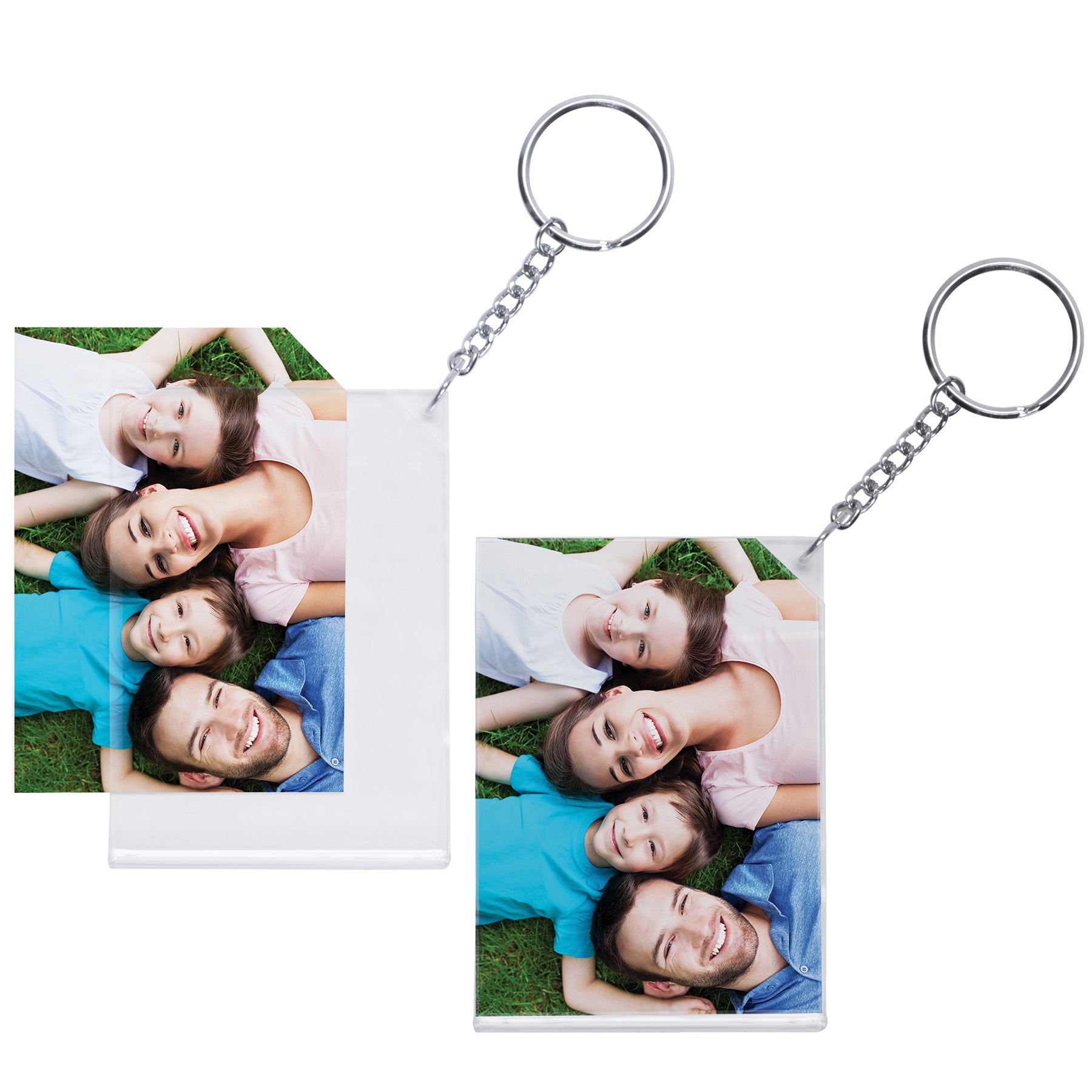 Standard Slip-in Photo Keychains