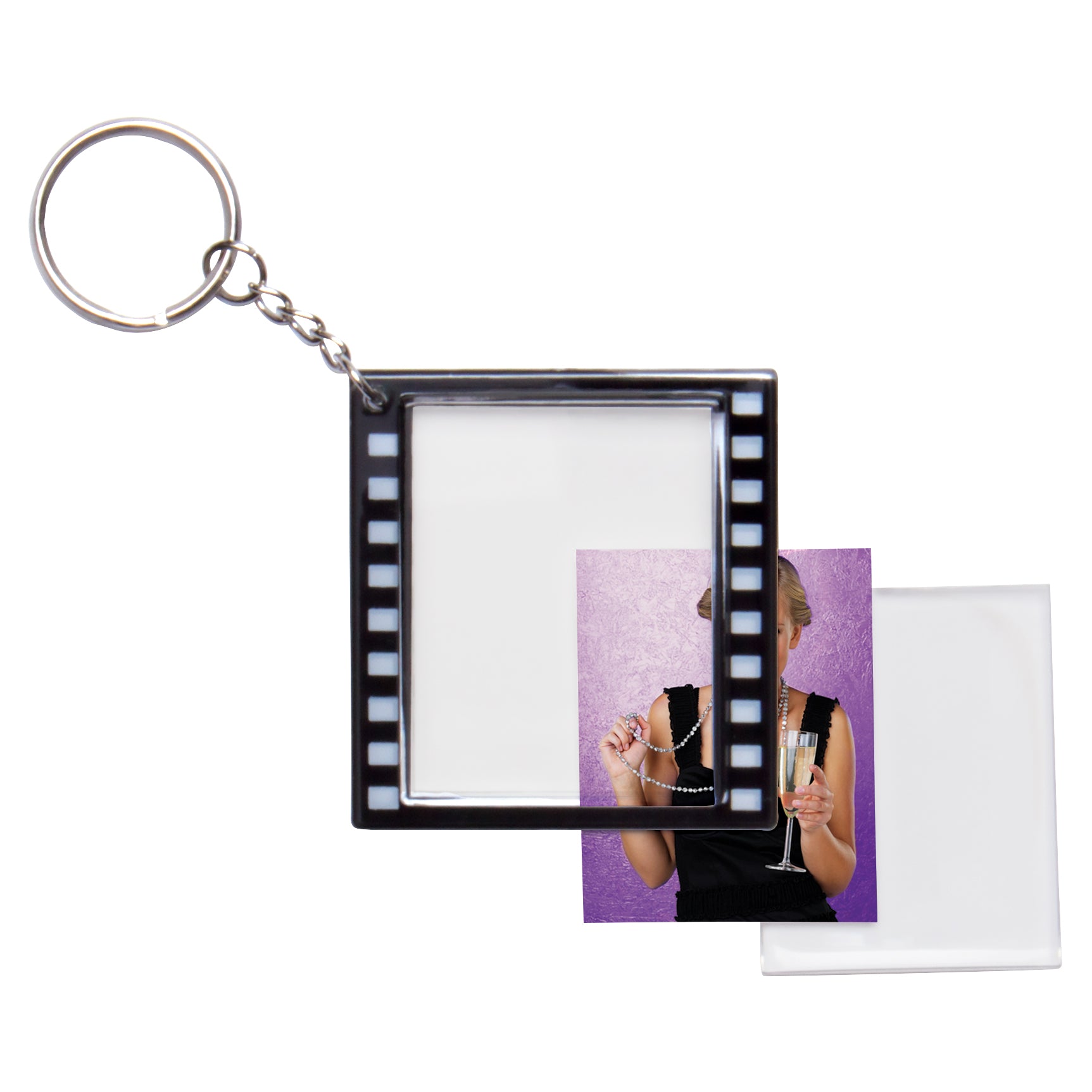 Film Strip Photo Keychain