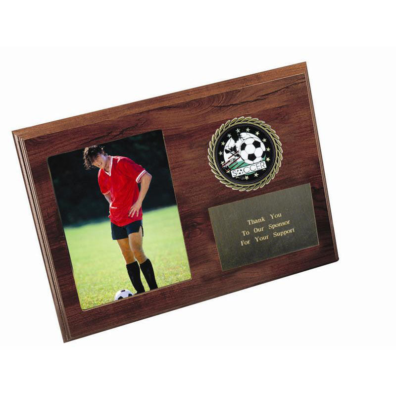 Wood Photo Remembrance Plaques