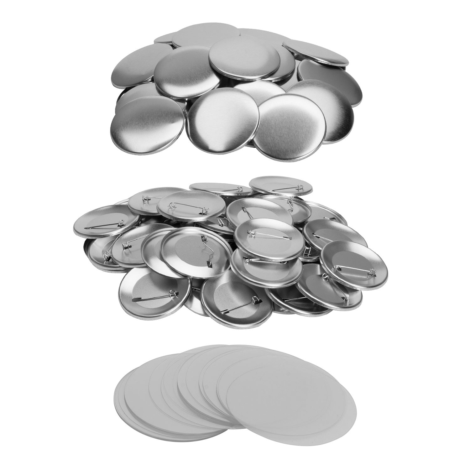Metal Pin Back Parts - 1000 pack