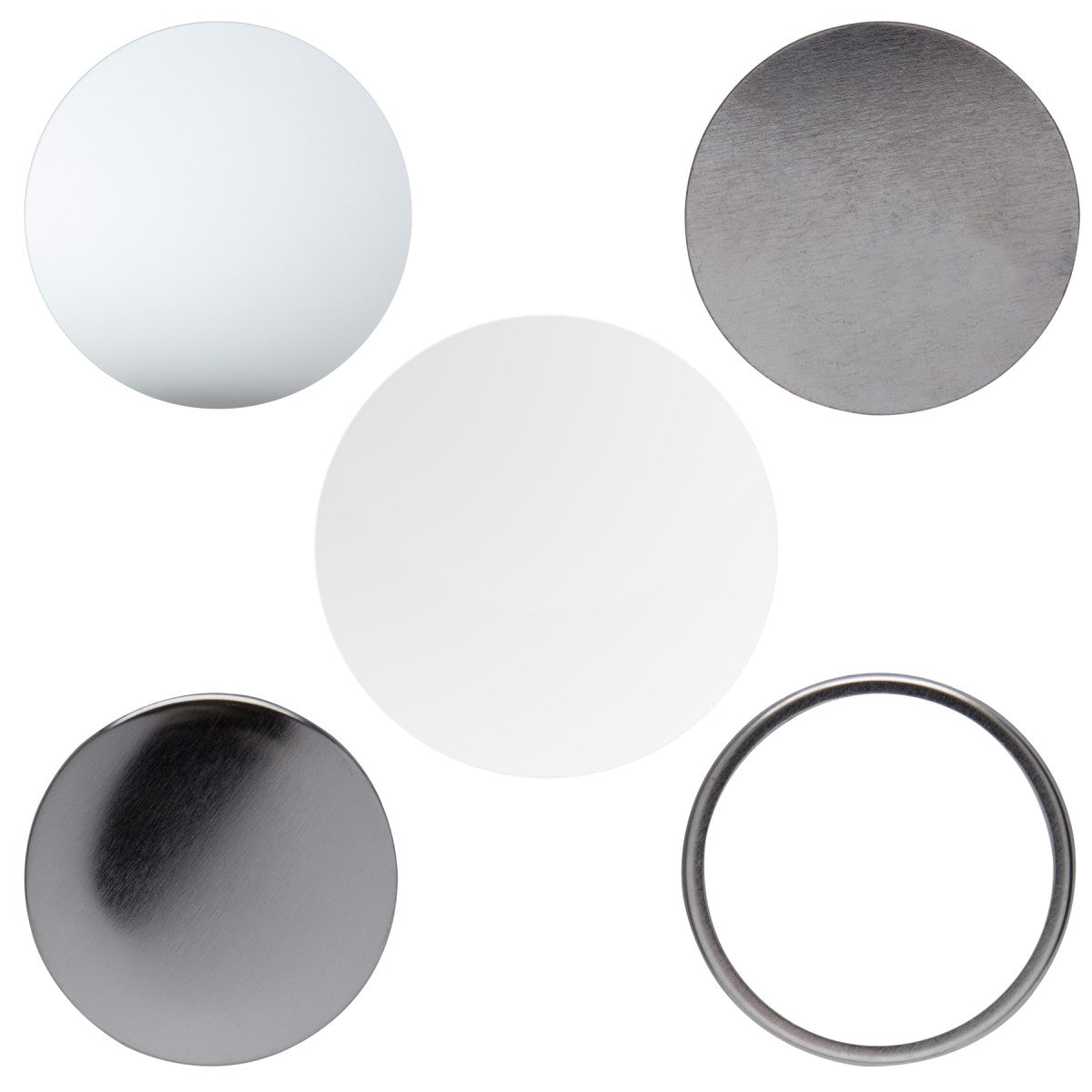 Button Mirror Back Parts