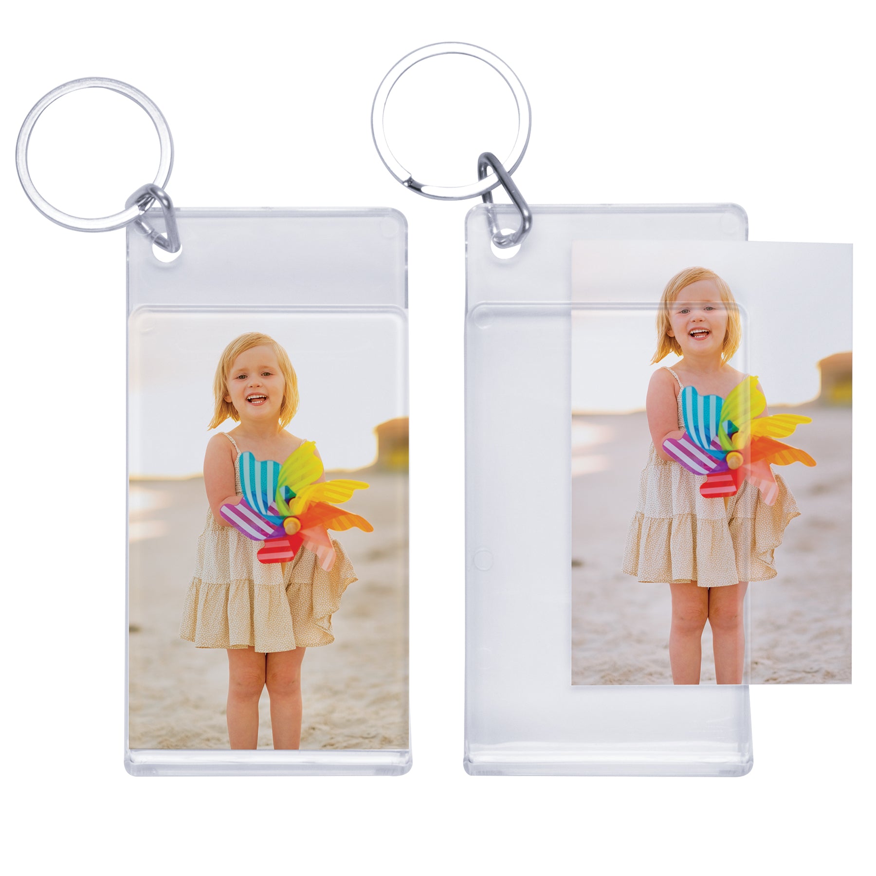 Standard Slip-in Photo Keychains