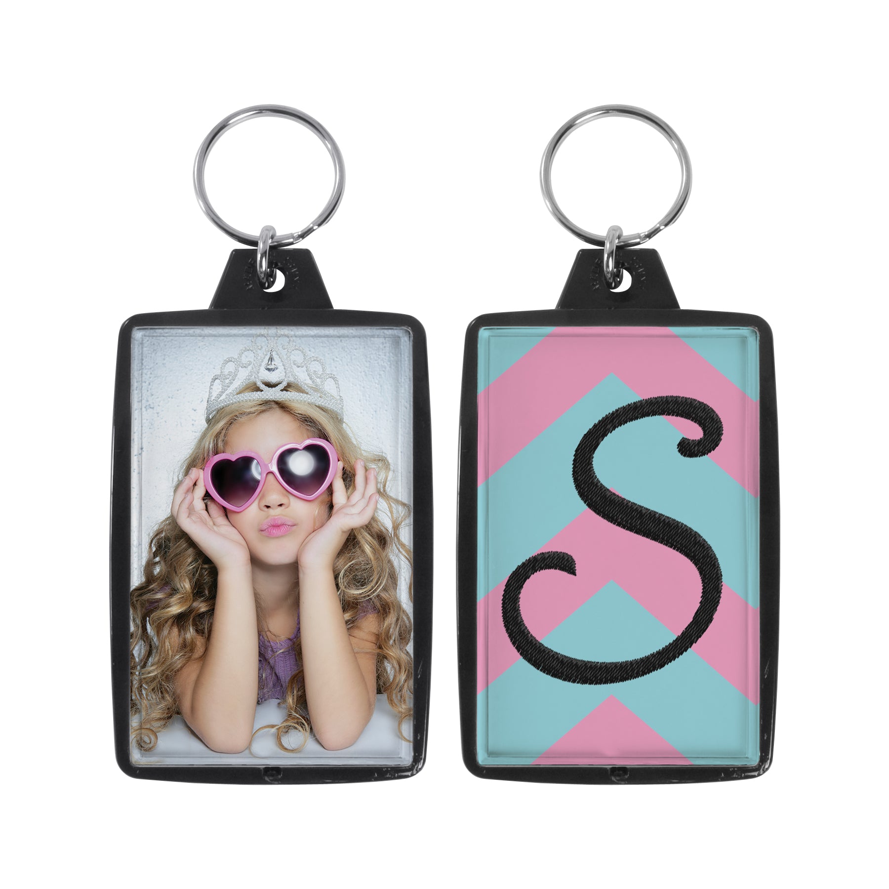 Opaque Color Photo Keychains