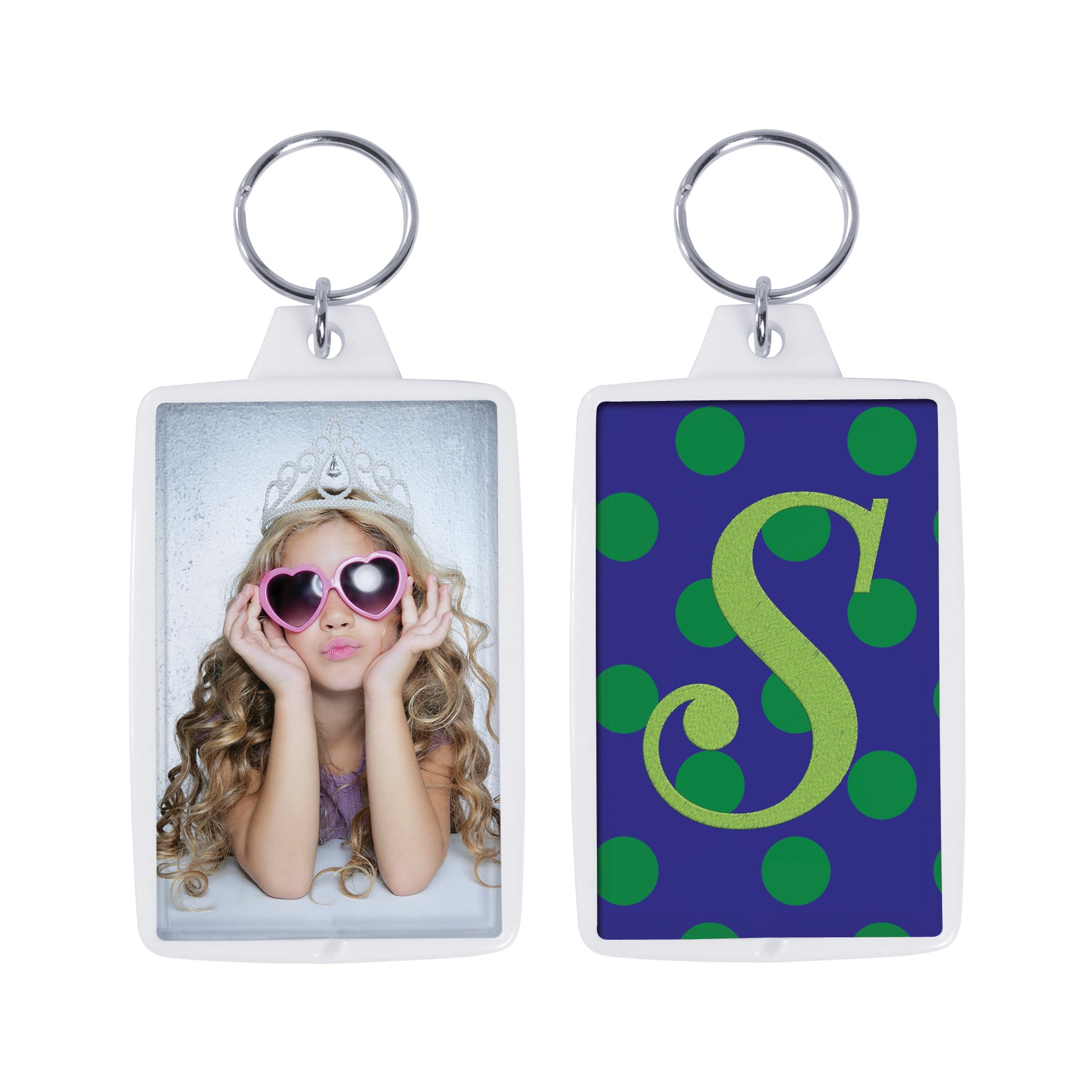 Opaque Color Photo Keychains