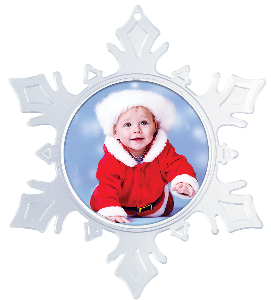 Snowflake Photo Ornament