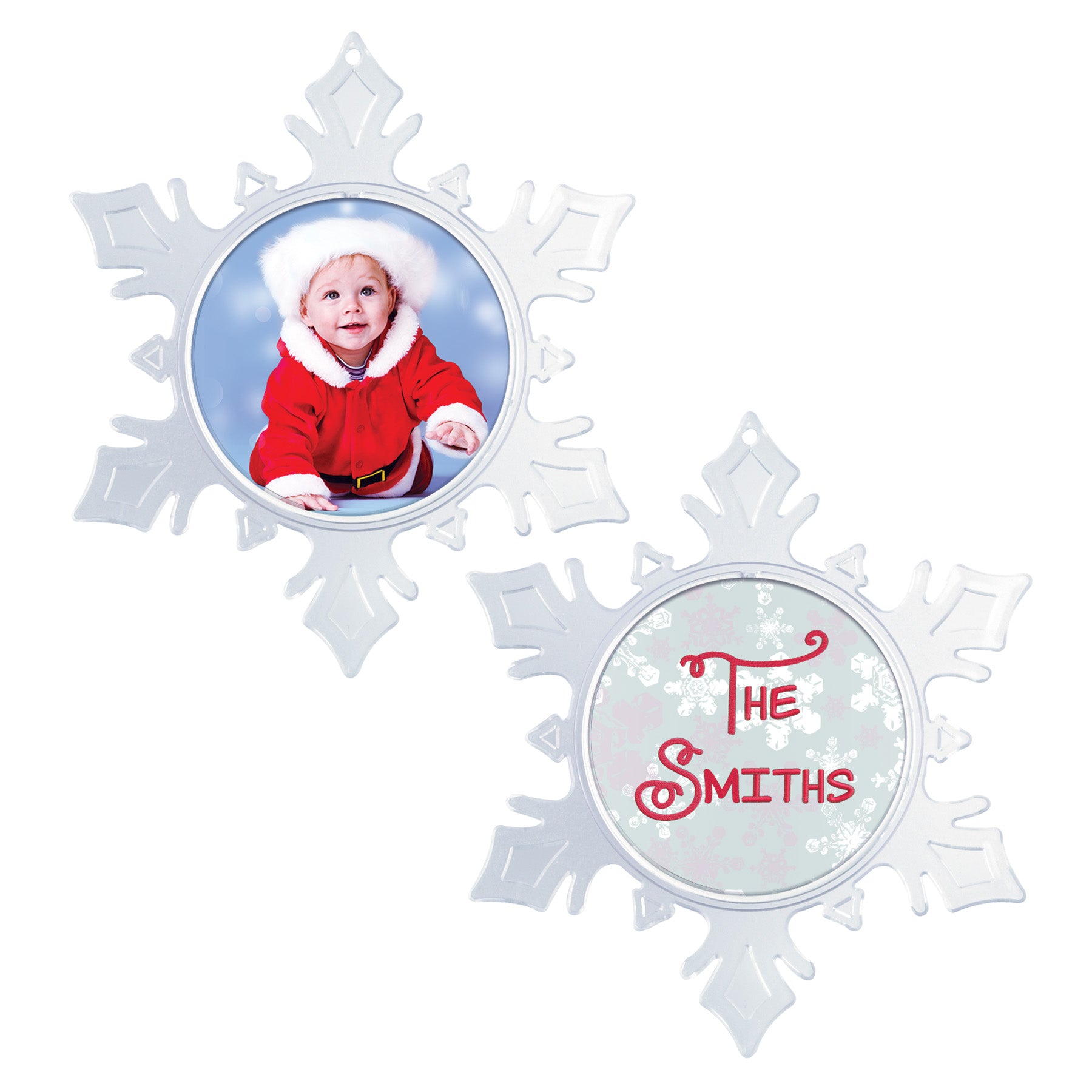 Snowflake Photo Ornament